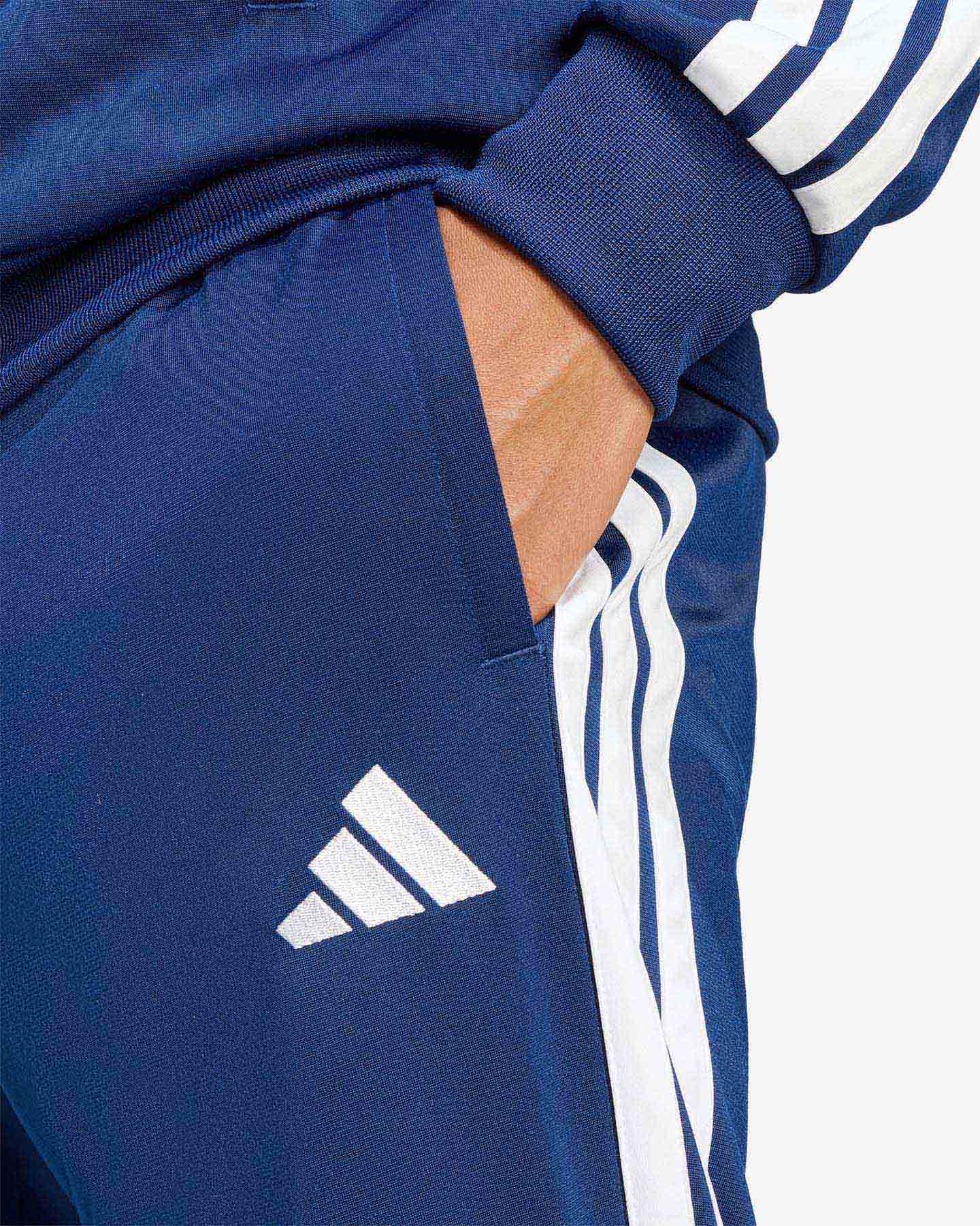 Tuta ADIDAS TRACKTOP 3STRIPES M - Blu Navy - 5 | Cisalfa Sport