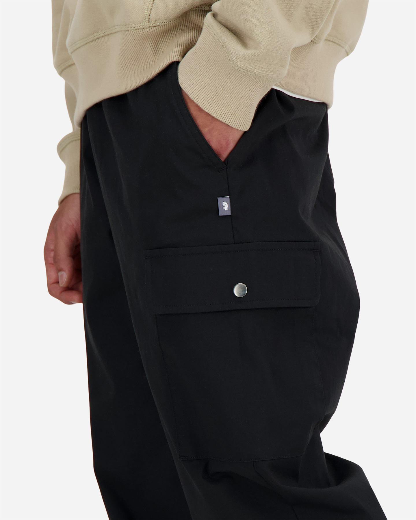 Pantalone NEW BALANCE TWILL CARGO M - Nero - 3 | Cisalfa Sport