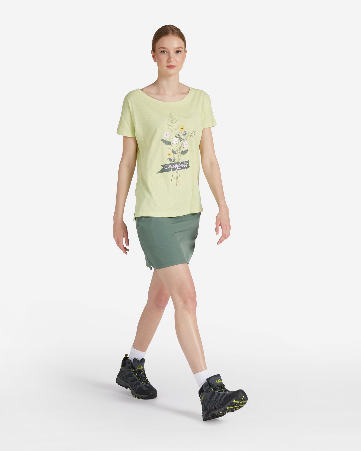 T-shirt 8848 MOUNTAIN ESSENTIAL W - Verde - 3 | Cisalfa Sport