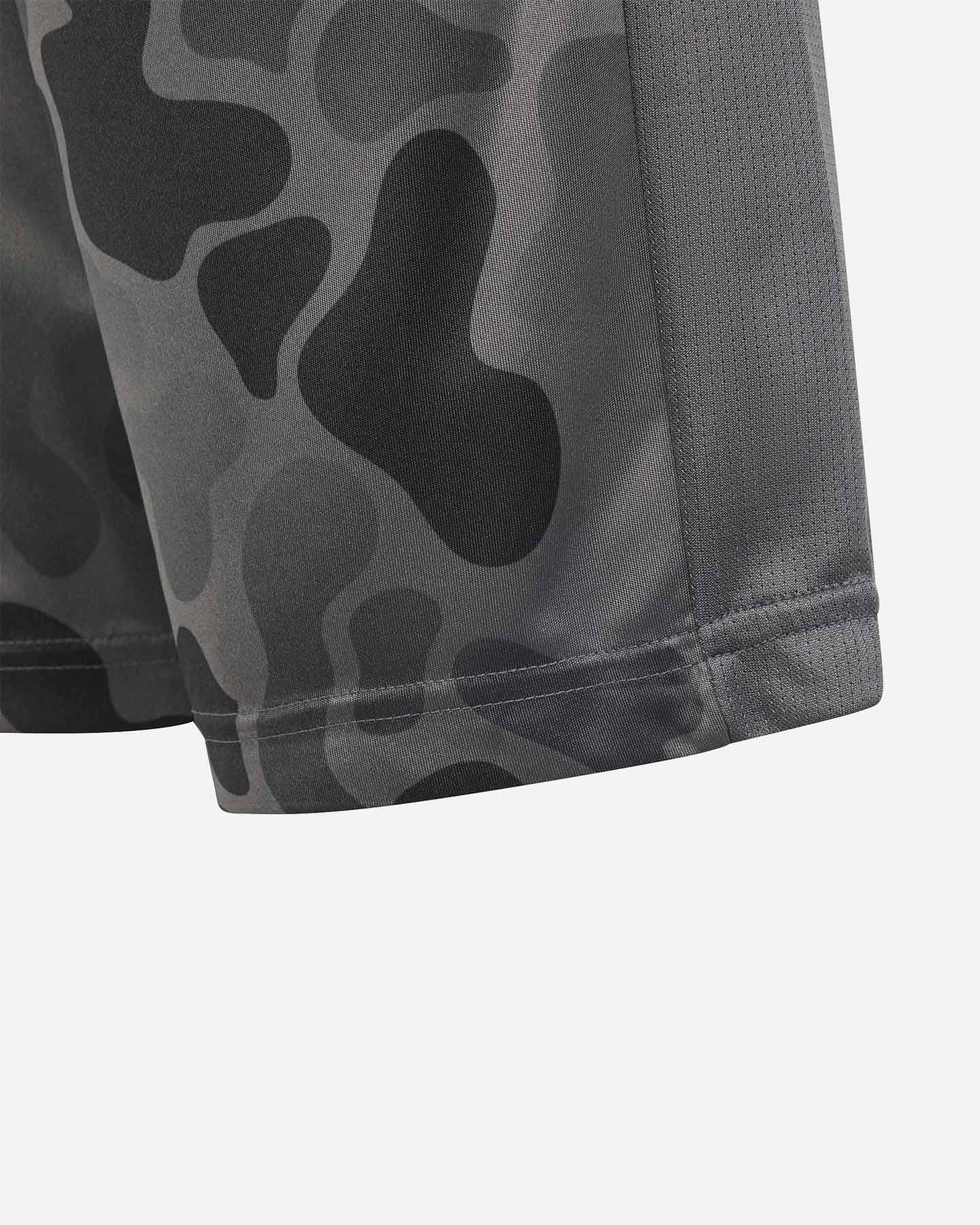 Pantaloncini ADIDAS BOY CAMOU JR - Grigio - 3 | Cisalfa Sport