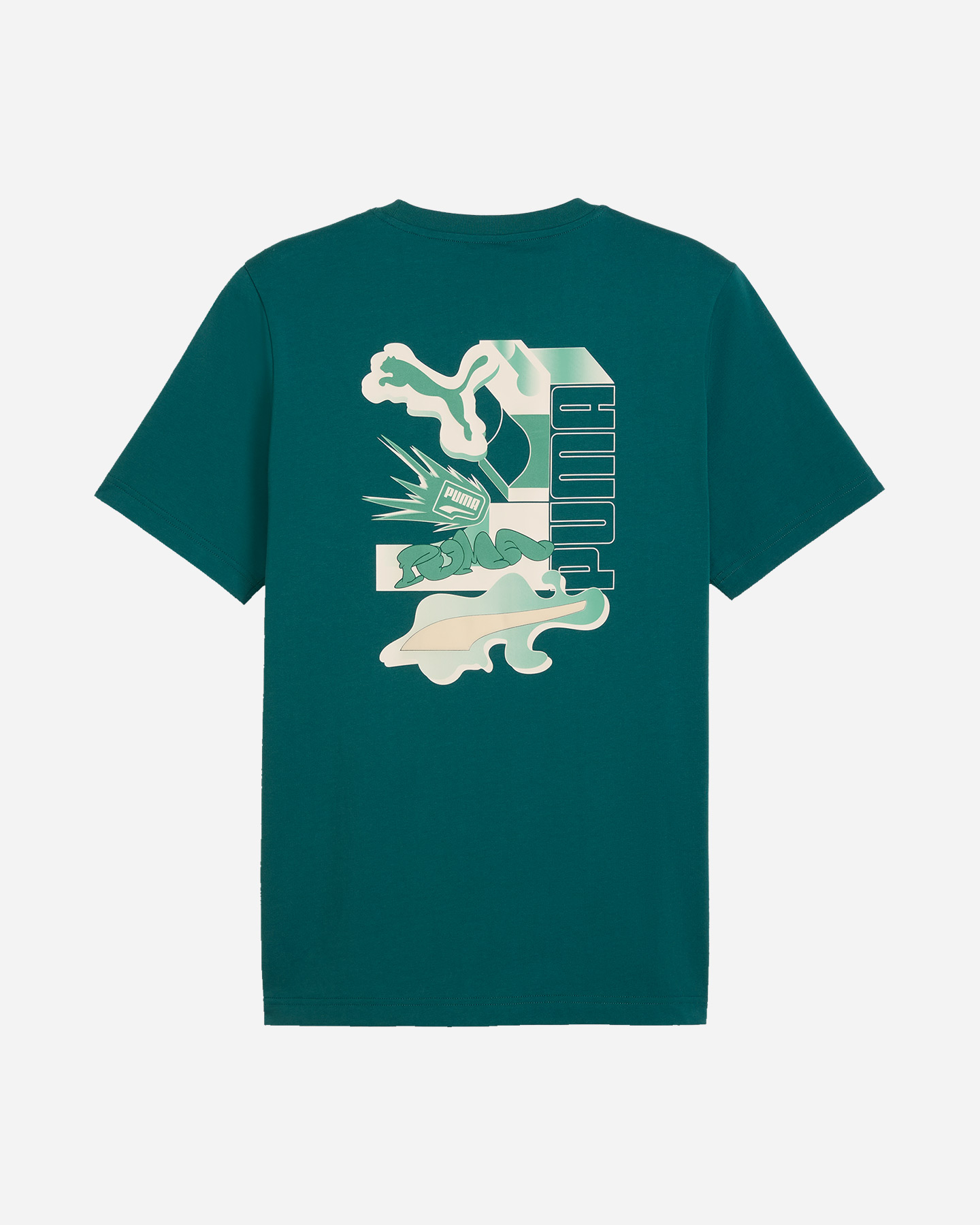 T-shirt PUMA CLASS BRAND LOVE GFX M - Verde - 1 | Cisalfa Sport