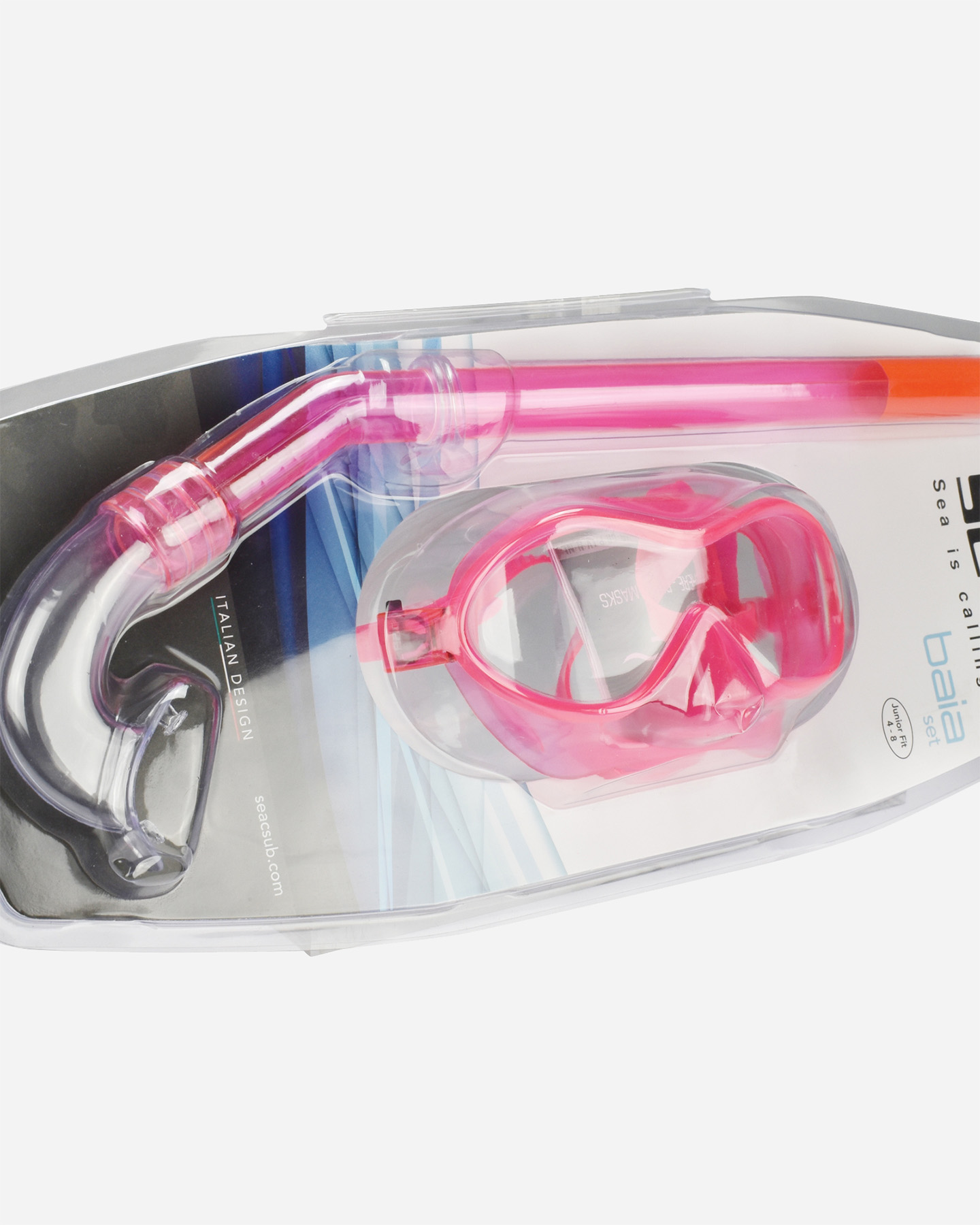 Kit snorkeling SEAC SET BIS BAIA JR - Rosa - 3 | Cisalfa Sport