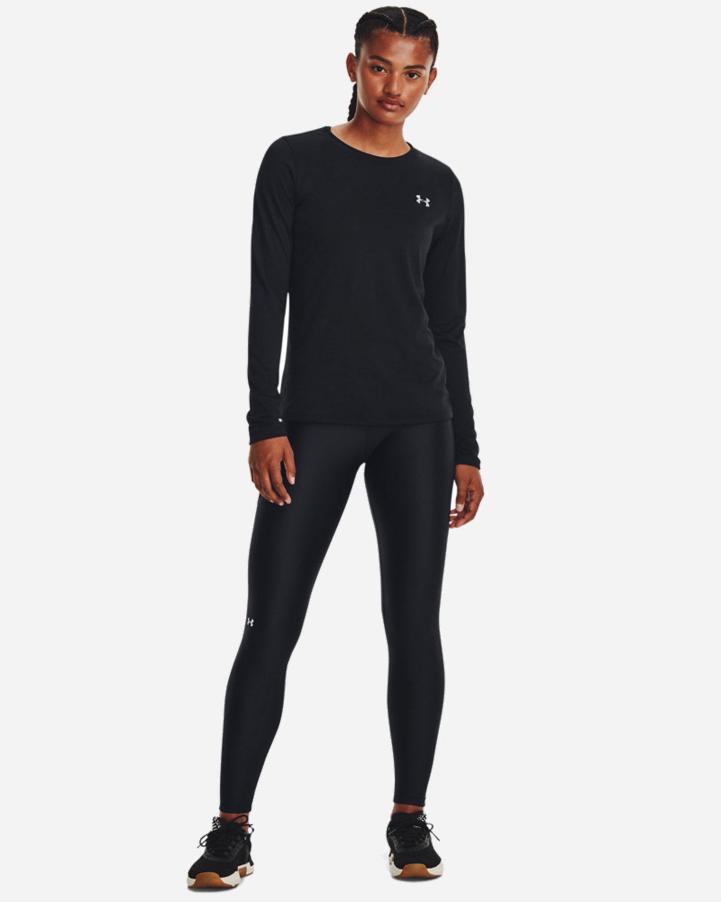 Leggings UNDER ARMOUR HEATGEAR LOGO W - 2 | Cisalfa Sport