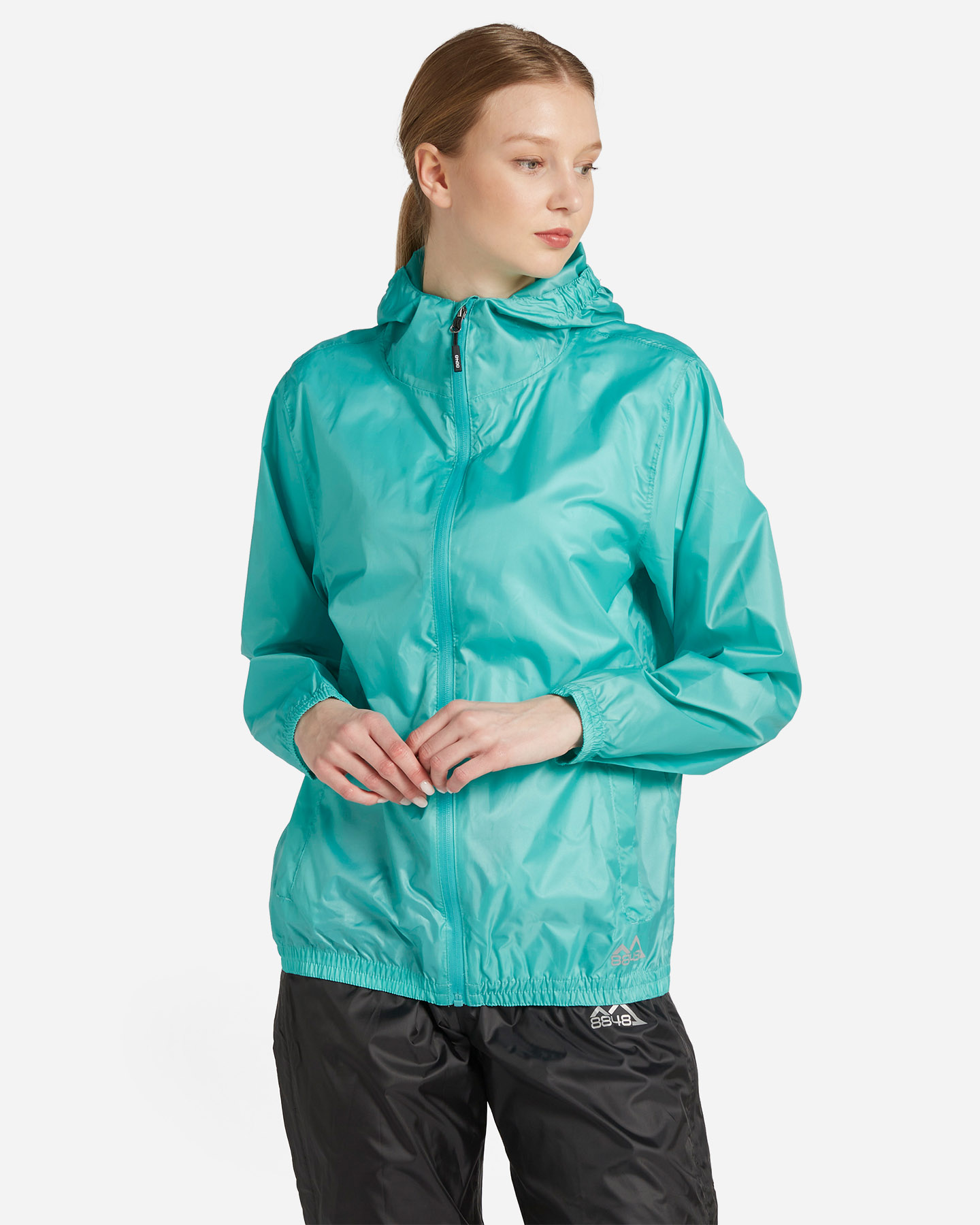 Giacca antipioggia 8848 RAIN PACKABLE W - Azzurro - 0 | Cisalfa Sport