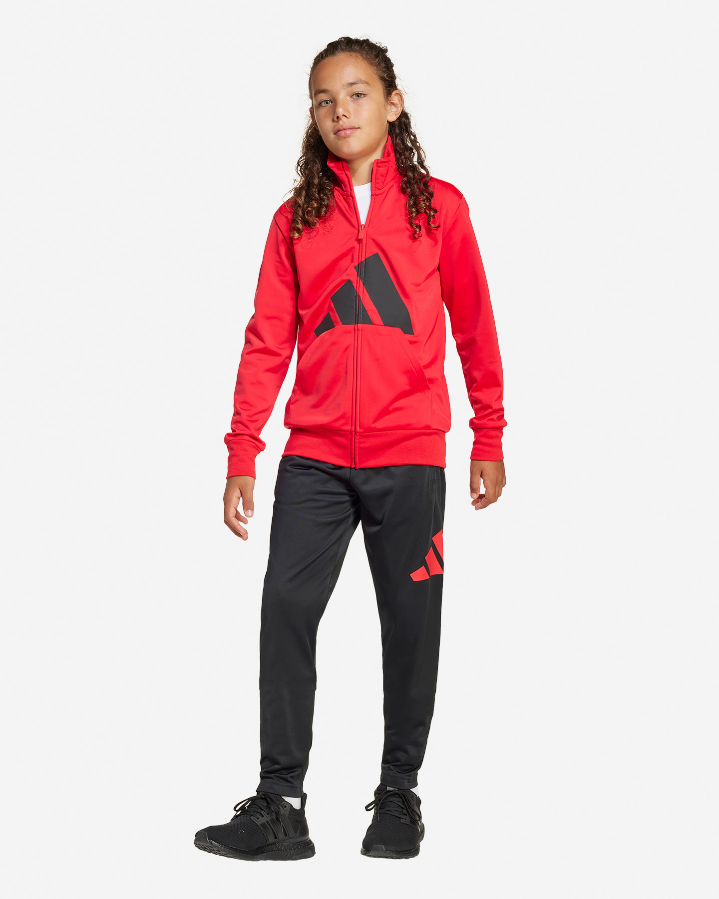 Tuta ADIDAS BIG LOGO JR - Rosso - 4 | Cisalfa Sport
