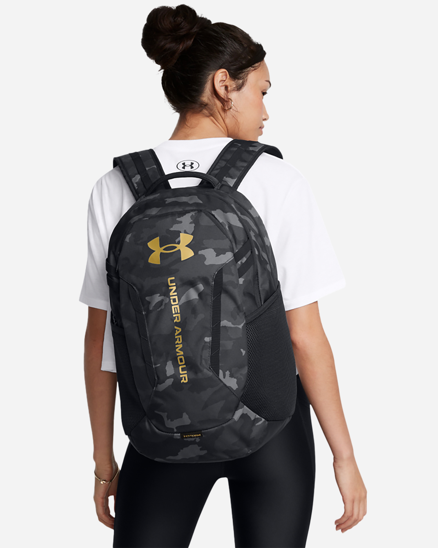 Zaino UNDER ARMOUR HUSTLE 6.0 M - Nero - 2 | Cisalfa Sport