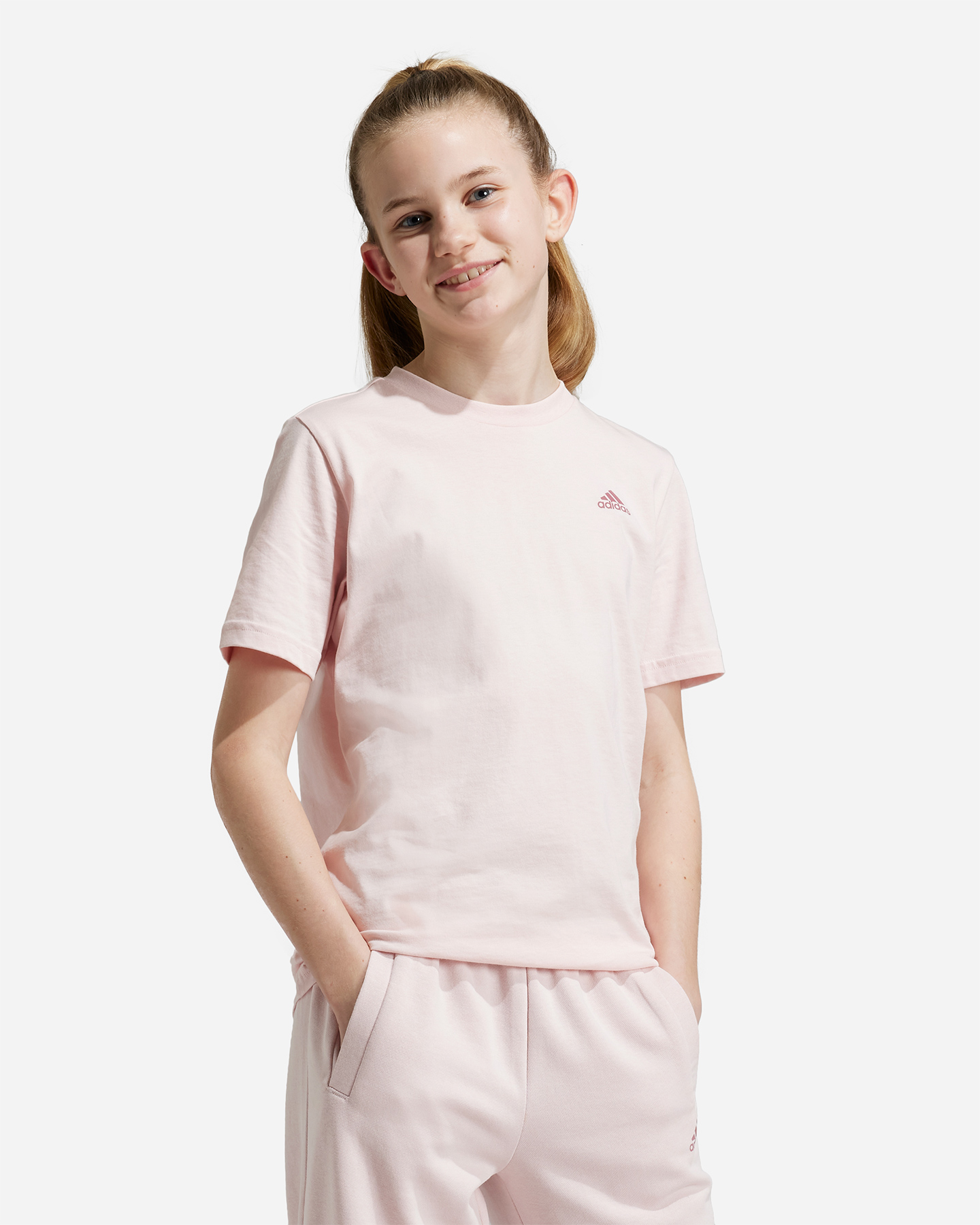 T-shirt ADIDAS SMALL LOGO JR - Rosa - 1 | Cisalfa Sport