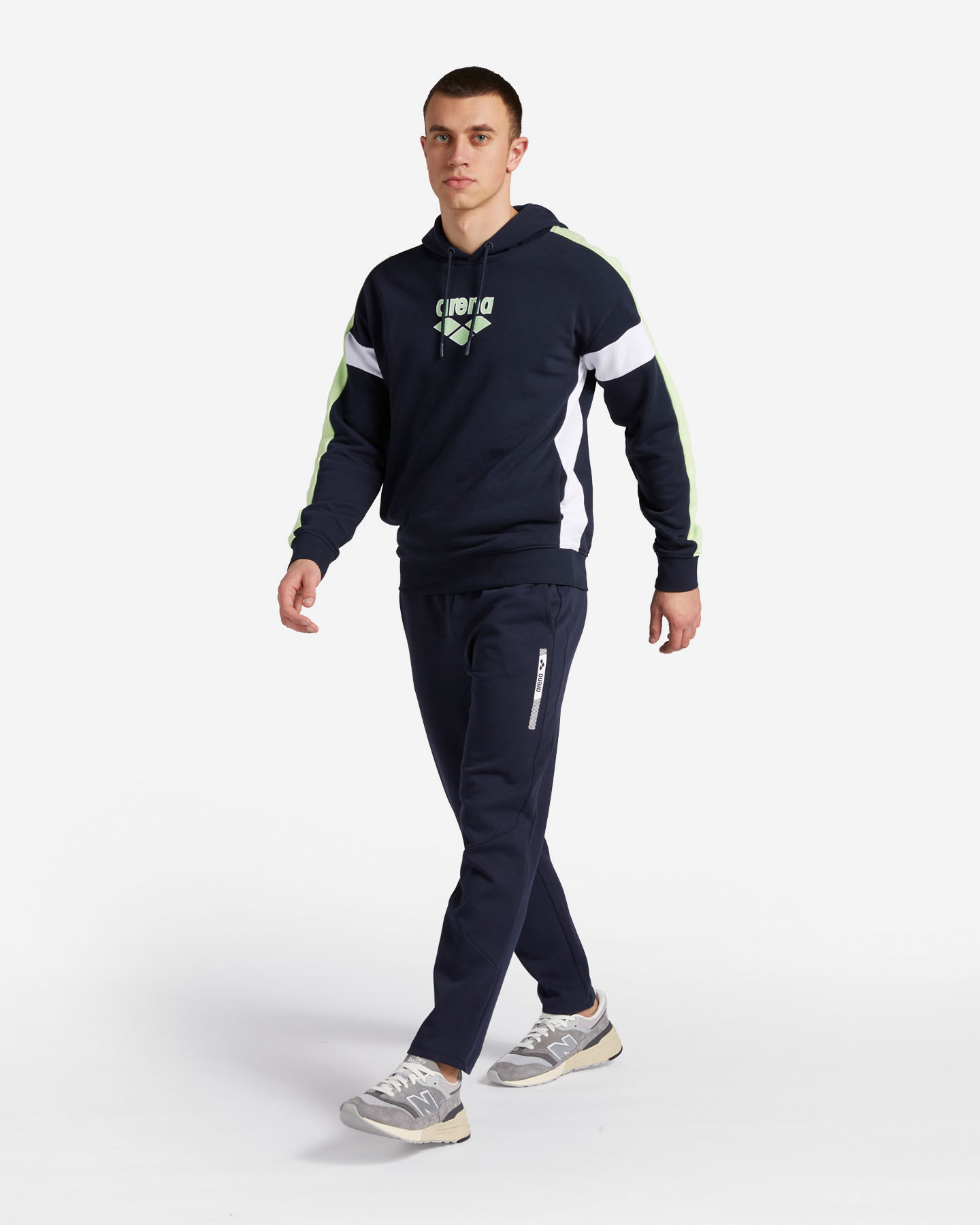 Felpa ARENA ATHLETICS M - Blu Navy - 3 | Cisalfa Sport