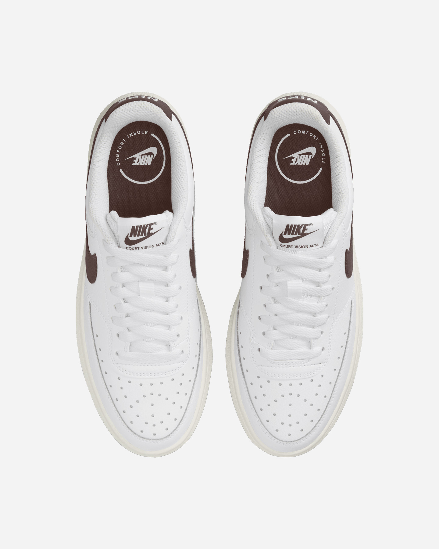 Scarpe sneakers NIKE COURT VISION HIGH W - Bianco - 3 | Cisalfa Sport