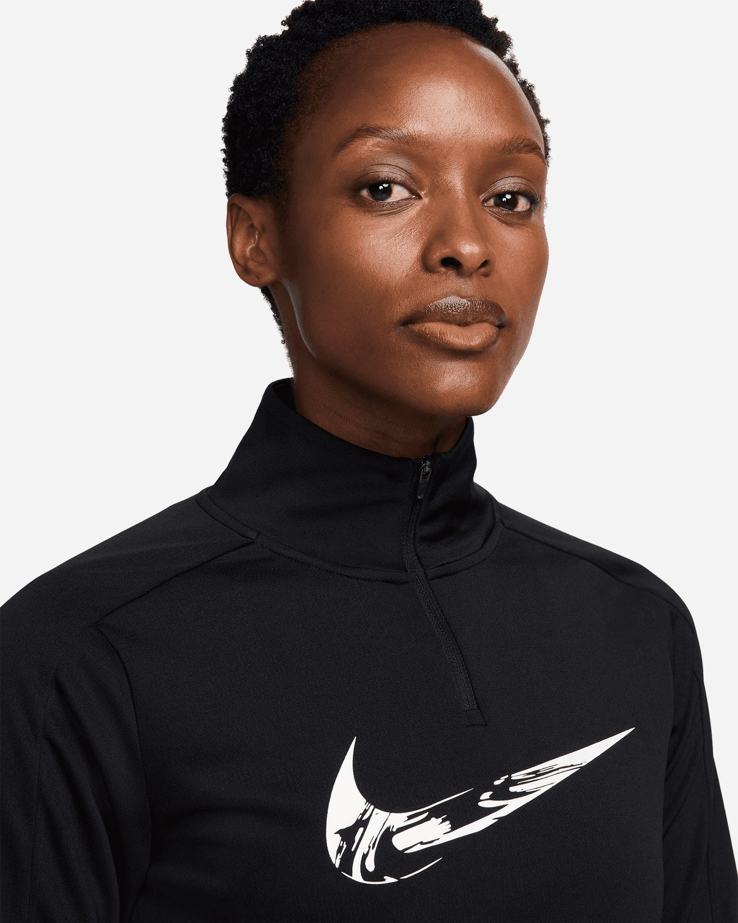 Maglia Running Nike Swoosh W FV6387 010 Cisalfa Sport