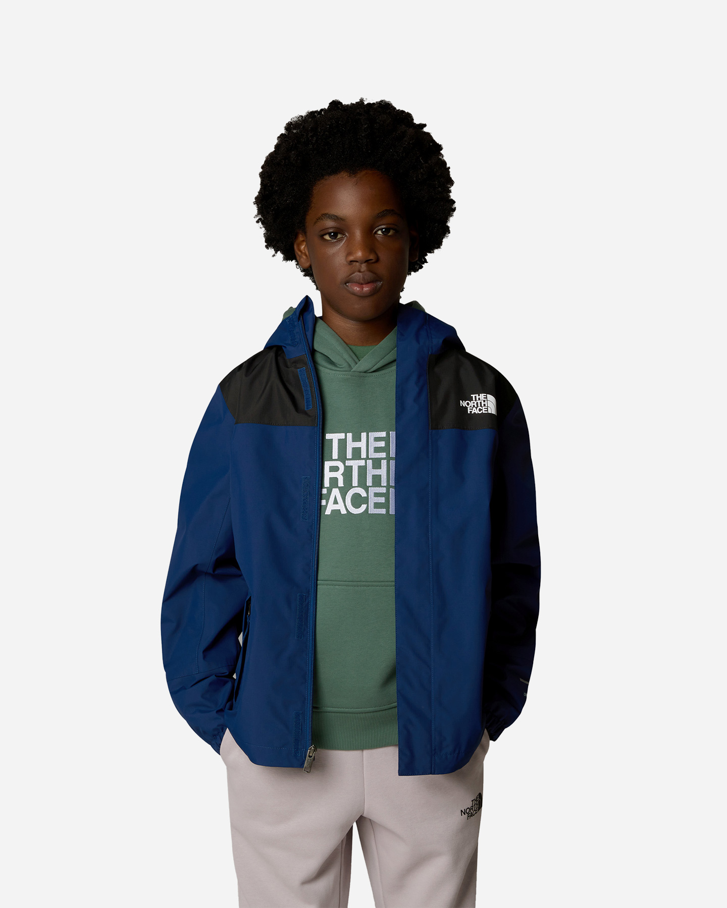 Giacca outdoor THE NORTH FACE ANTORA JR - Blu - 4 | Cisalfa Sport