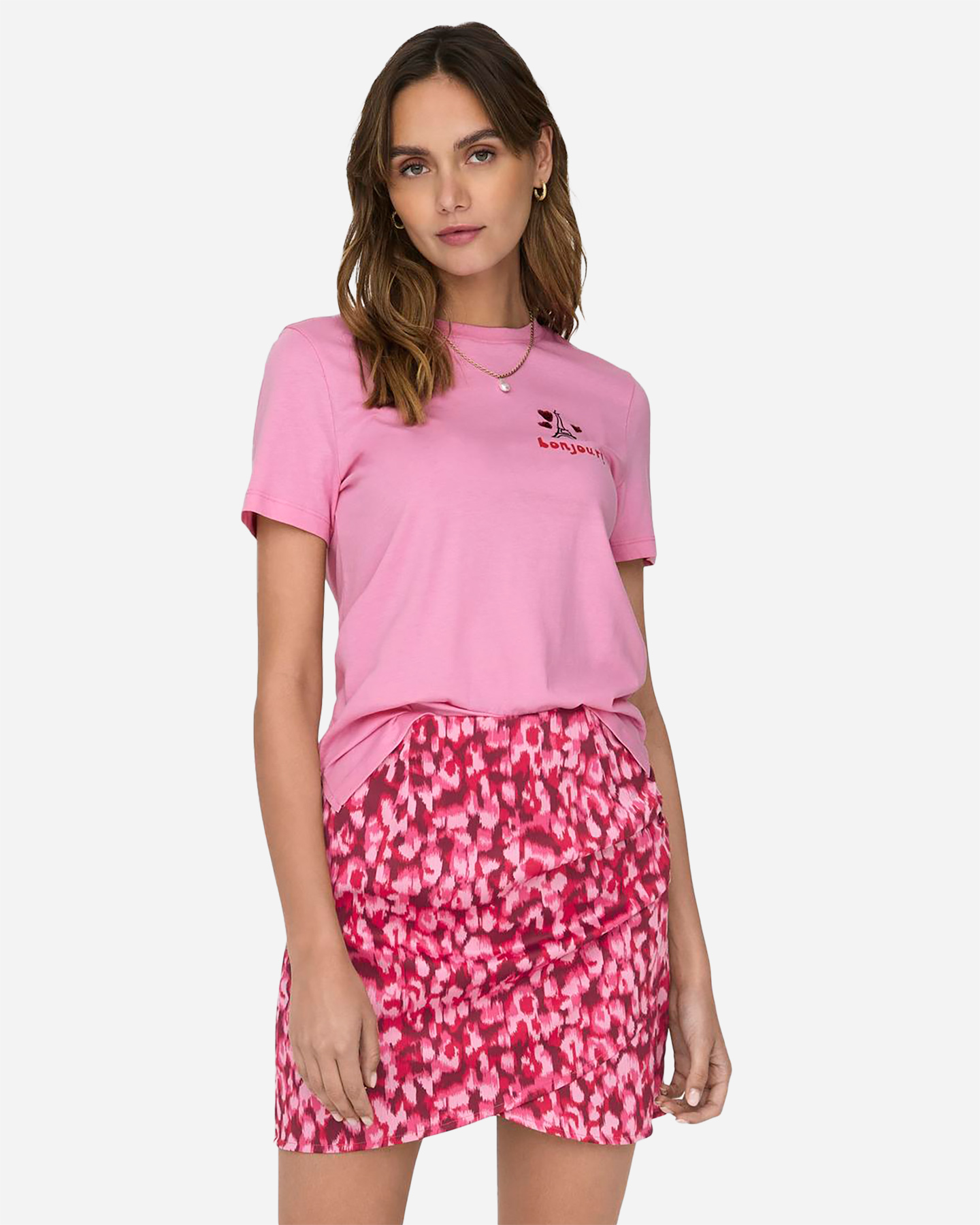 T-shirt ONLY KITA W - Fucsia - 2 | Cisalfa Sport