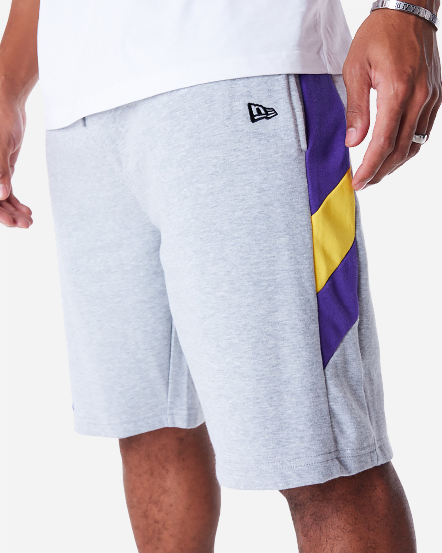 Abbigliamento basket NEW ERA PANEL OS LAKERS M - Grigio - 3 | Cisalfa Sport