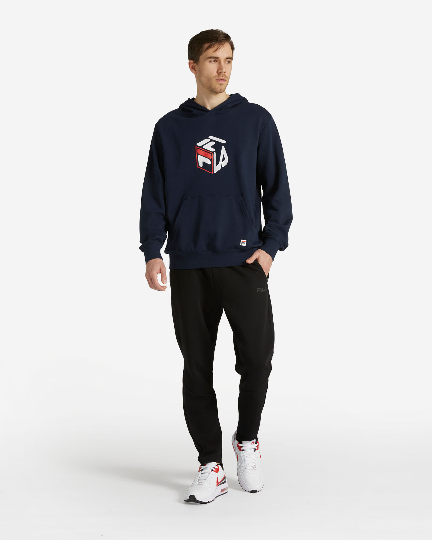 Felpa FILA BIG LOGO M - Blu - 1 | Cisalfa Sport