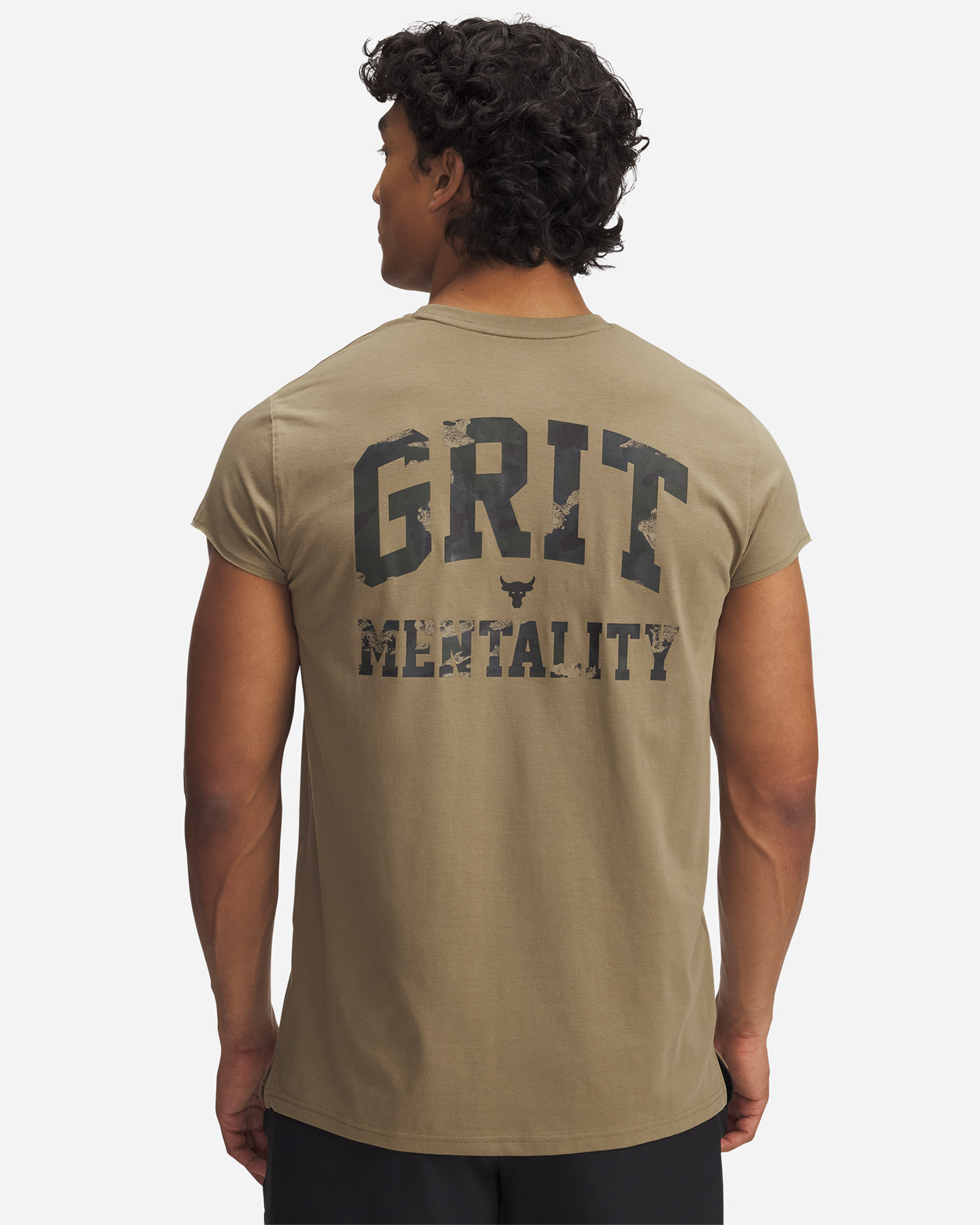 T-shirt UNDER ARMOUR THE ROCK M - Verde - 1 | Cisalfa Sport