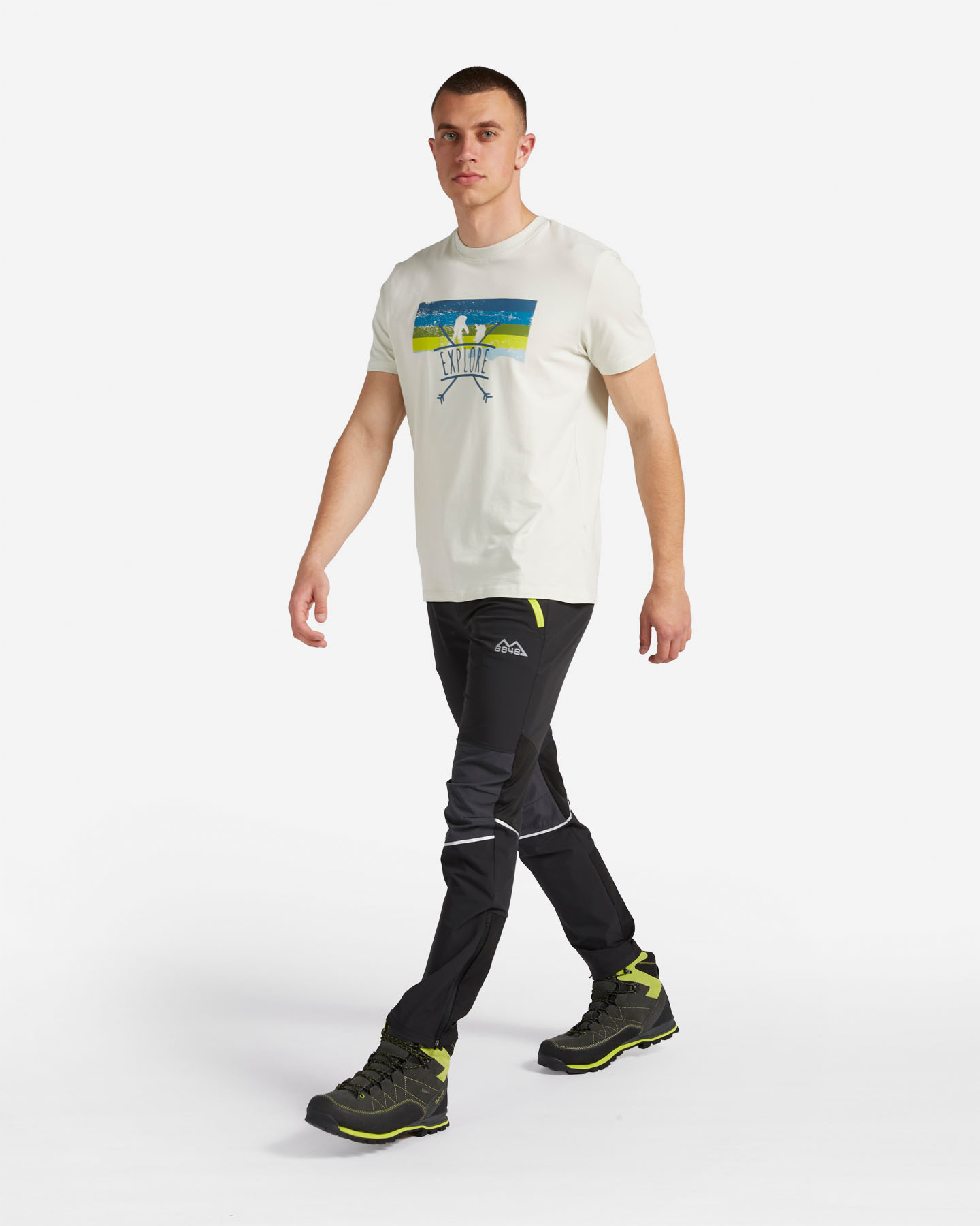 T-shirt 8848 MOUNTAIN ESSENTIAL M - Grigio - 3 | Cisalfa Sport