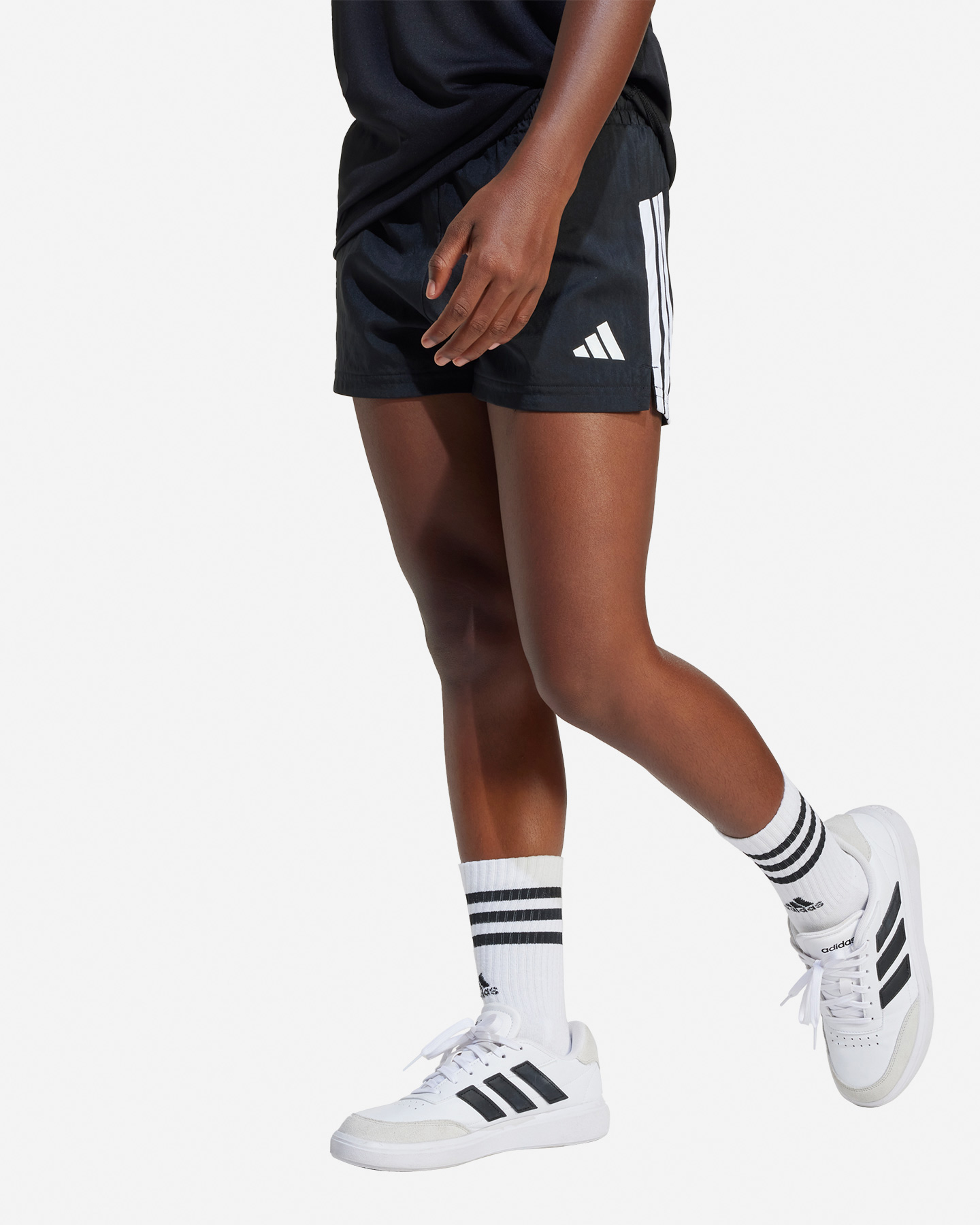 Pantaloncini ADIDAS ULTRALIGHT 3STRIPES JR - Nero - 1 | Cisalfa Sport