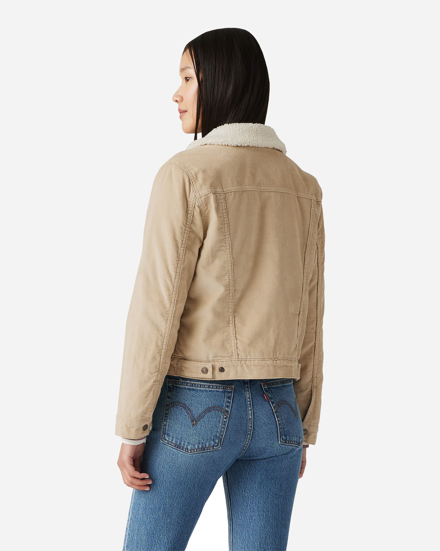 Giubbotto LEVI'S SHERPA W - Bianco - 1 | Cisalfa Sport
