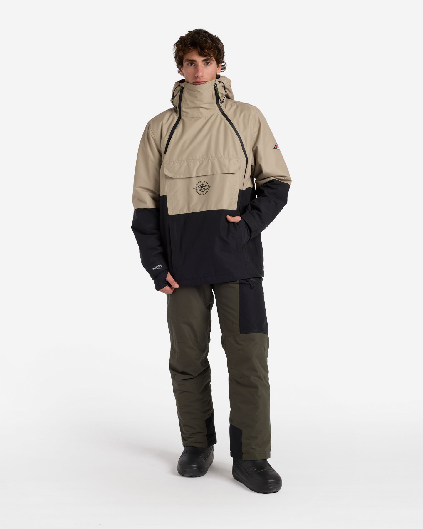 Giacca sci BEAR SNOW ESSENTIAL M - Beige - 2 | Cisalfa Sport