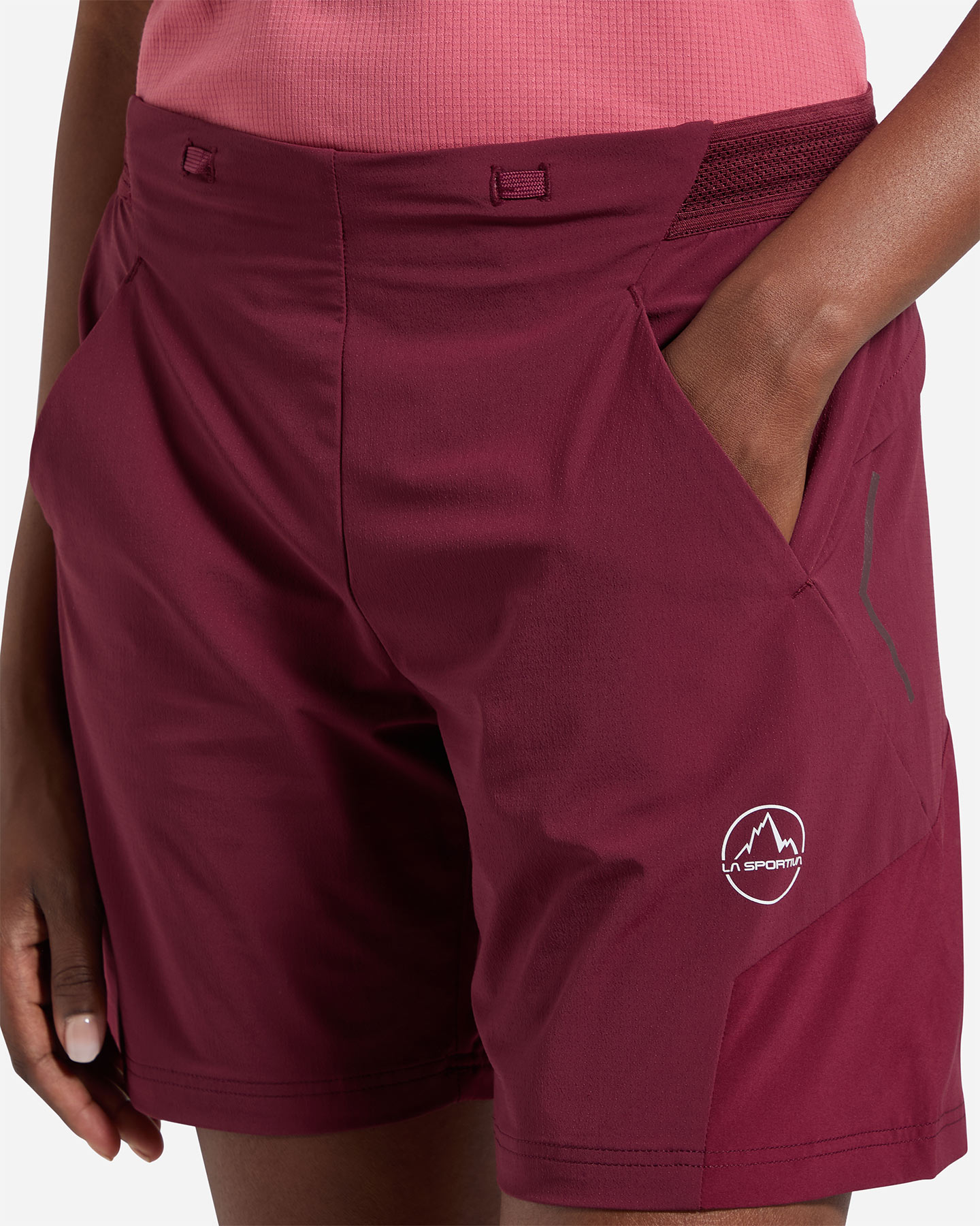 Pantaloncini LA SPORTIVA TRAIL GUARD W - Rosso - 4 | Cisalfa Sport
