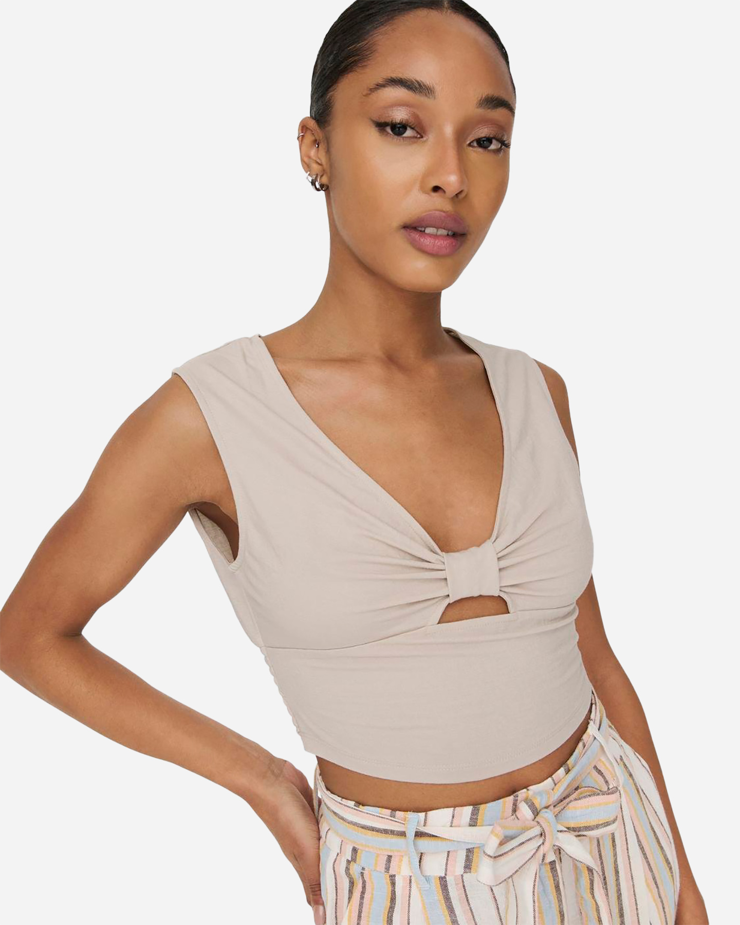 Canotta ONLY JANY W - Beige - 3 | Cisalfa Sport