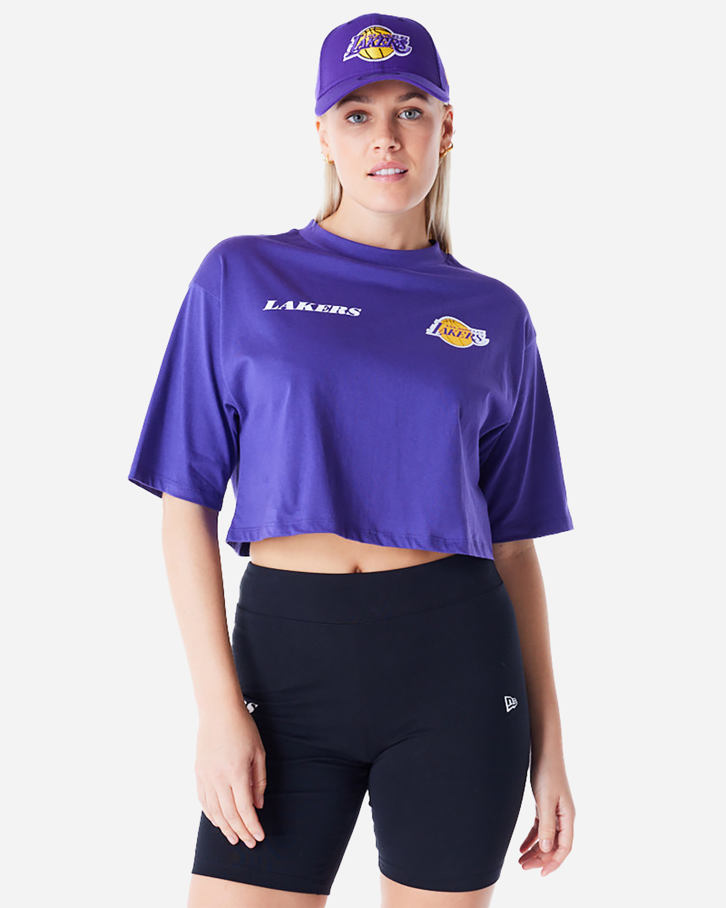 T-shirt NEW ERA CROP LAKERS W - 0 | Cisalfa Sport