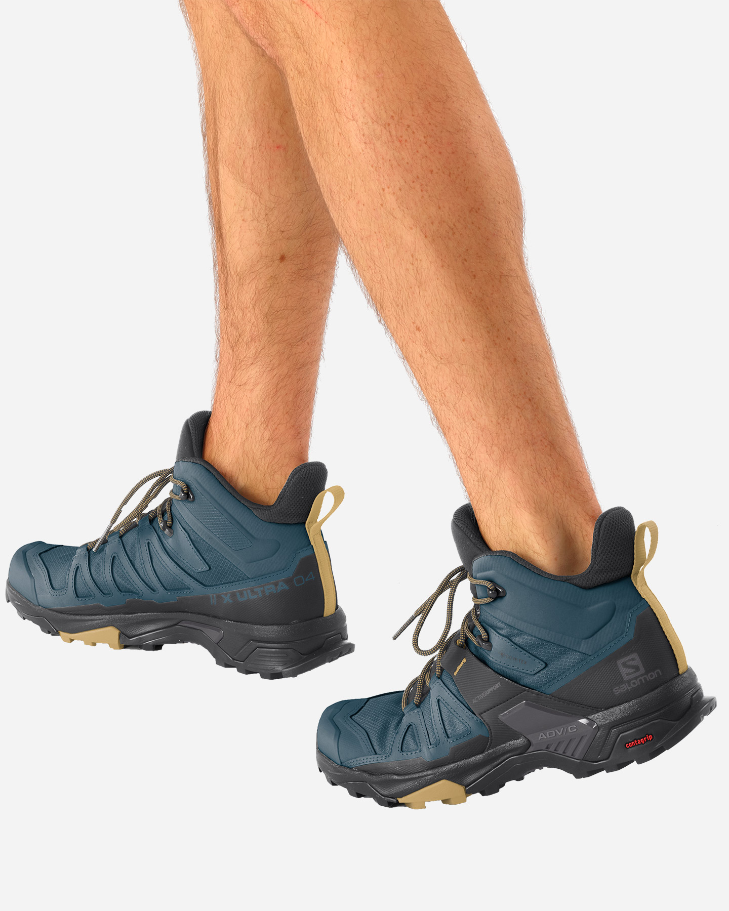 Scarpe escursionismo SALOMON X ULTRA 4 MID GTX M - Verde - 5 | Cisalfa Sport