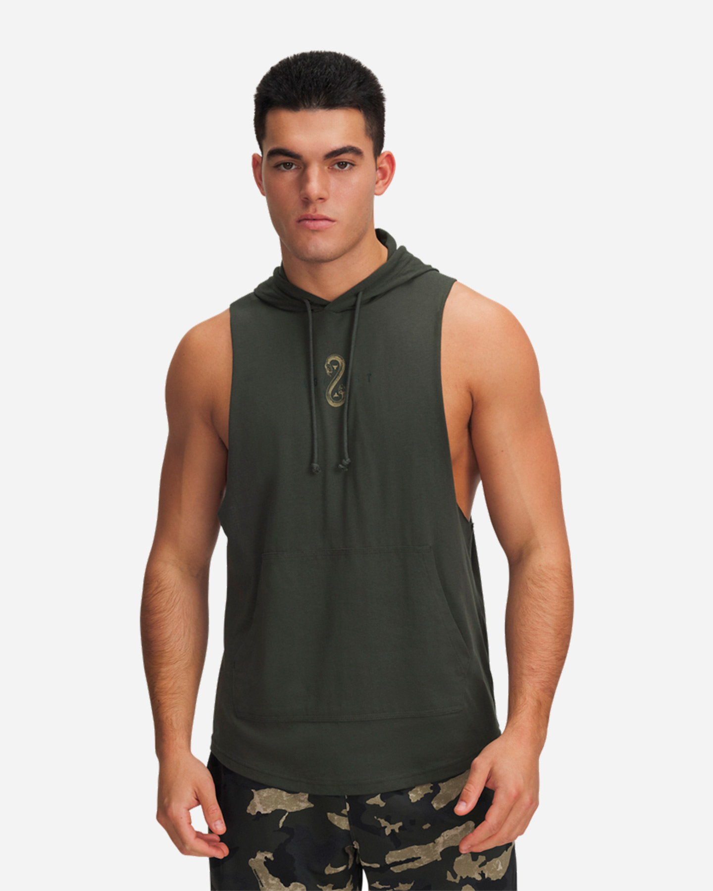Felpa UNDER ARMOUR THE ROCK SNAK BACK M - Verde - 0 | Cisalfa Sport