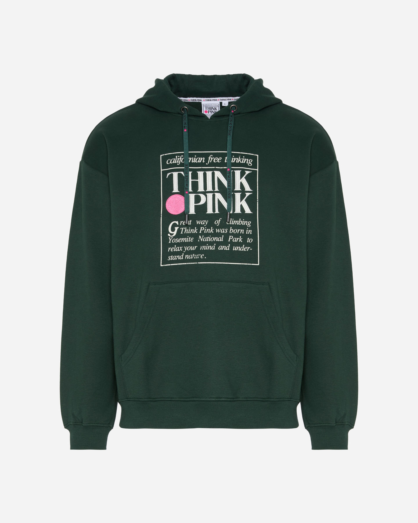 Felpa THINK PINK BIG LOGO M - Verde - 5 | Cisalfa Sport