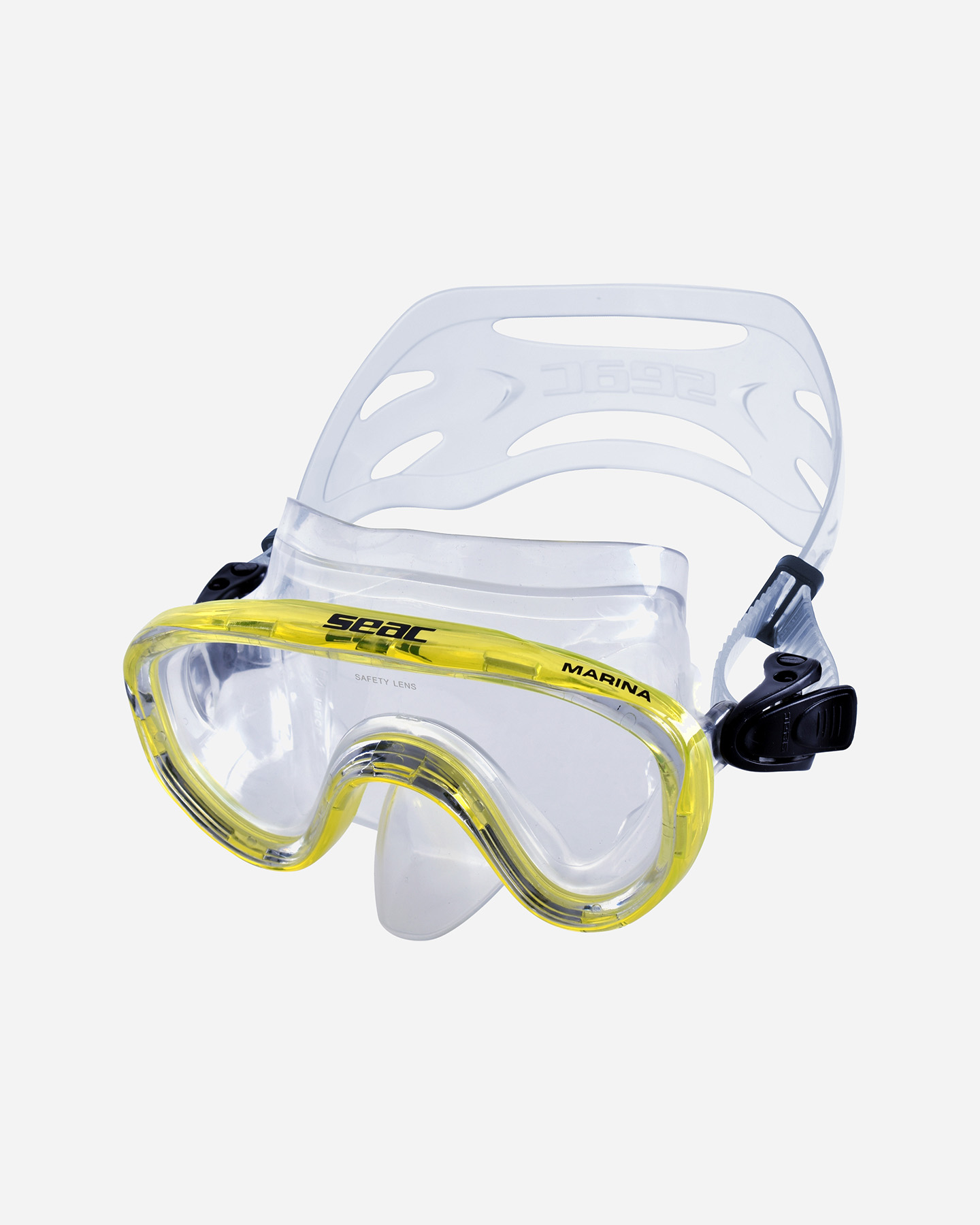 Maschera sub SEAC SUB MARINA SLT JR - Giallo - 0 | Cisalfa Sport
