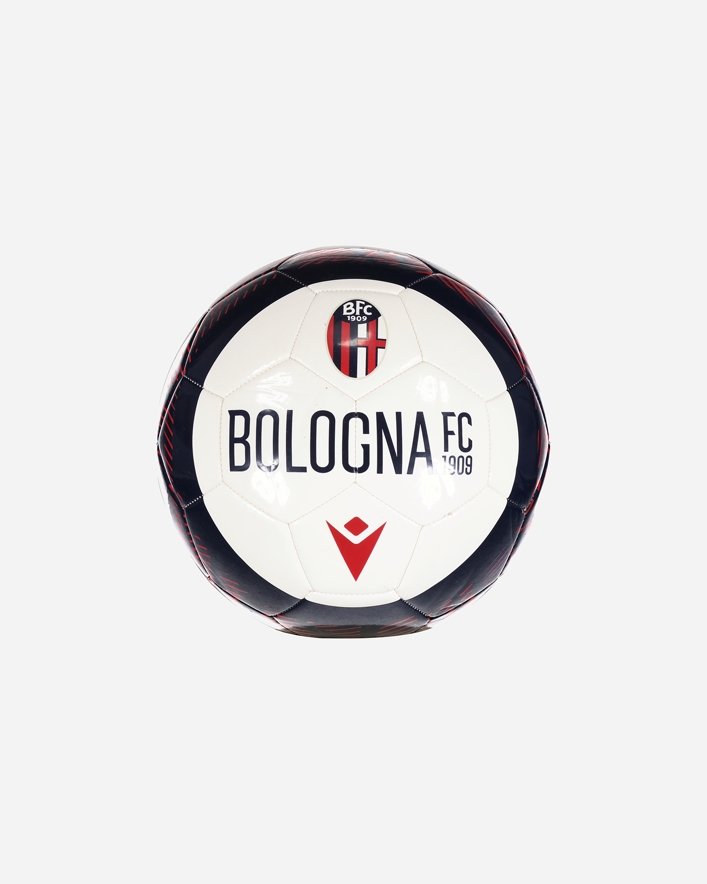 Pallone calcio misura 5 MACRON BOLOGNA SZ.5 - Bianco - 0 | Cisalfa Sport