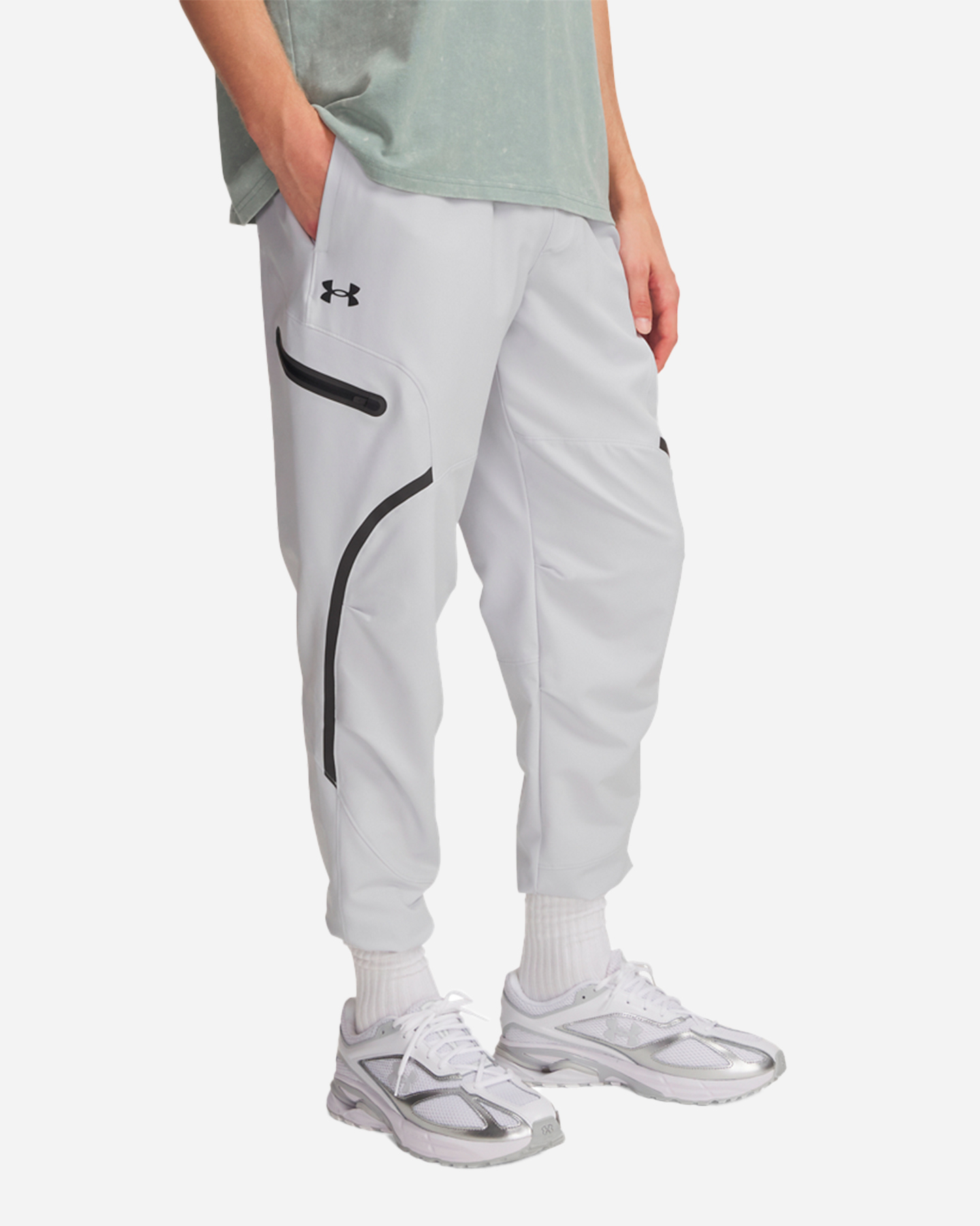 Pantalone UNDER ARMOUR UNSTOPPABLE CARGO M - Bianco - 0 | Cisalfa Sport