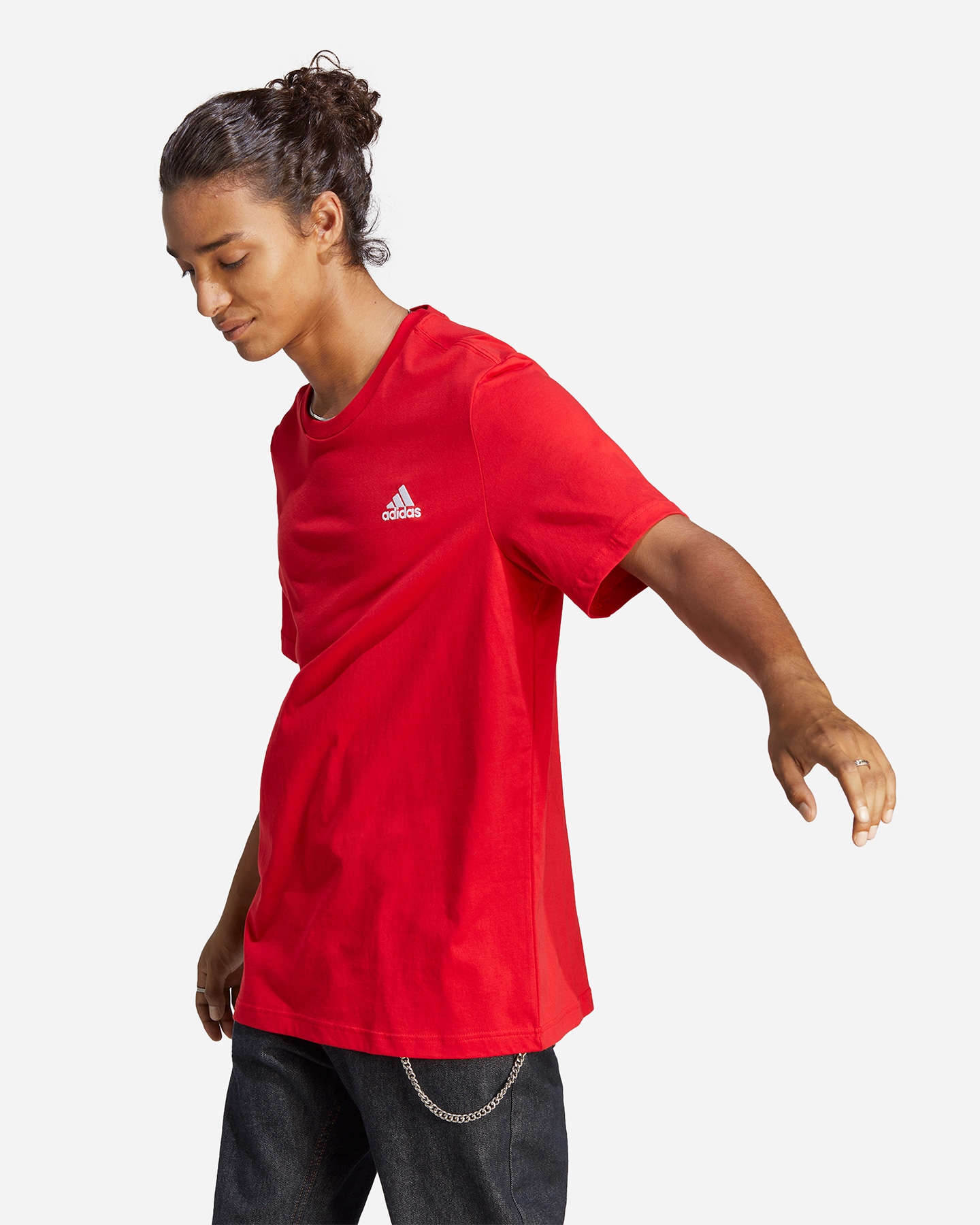 T-shirt ADIDAS SMALL LOGO M - Rosso - 1 | Cisalfa Sport