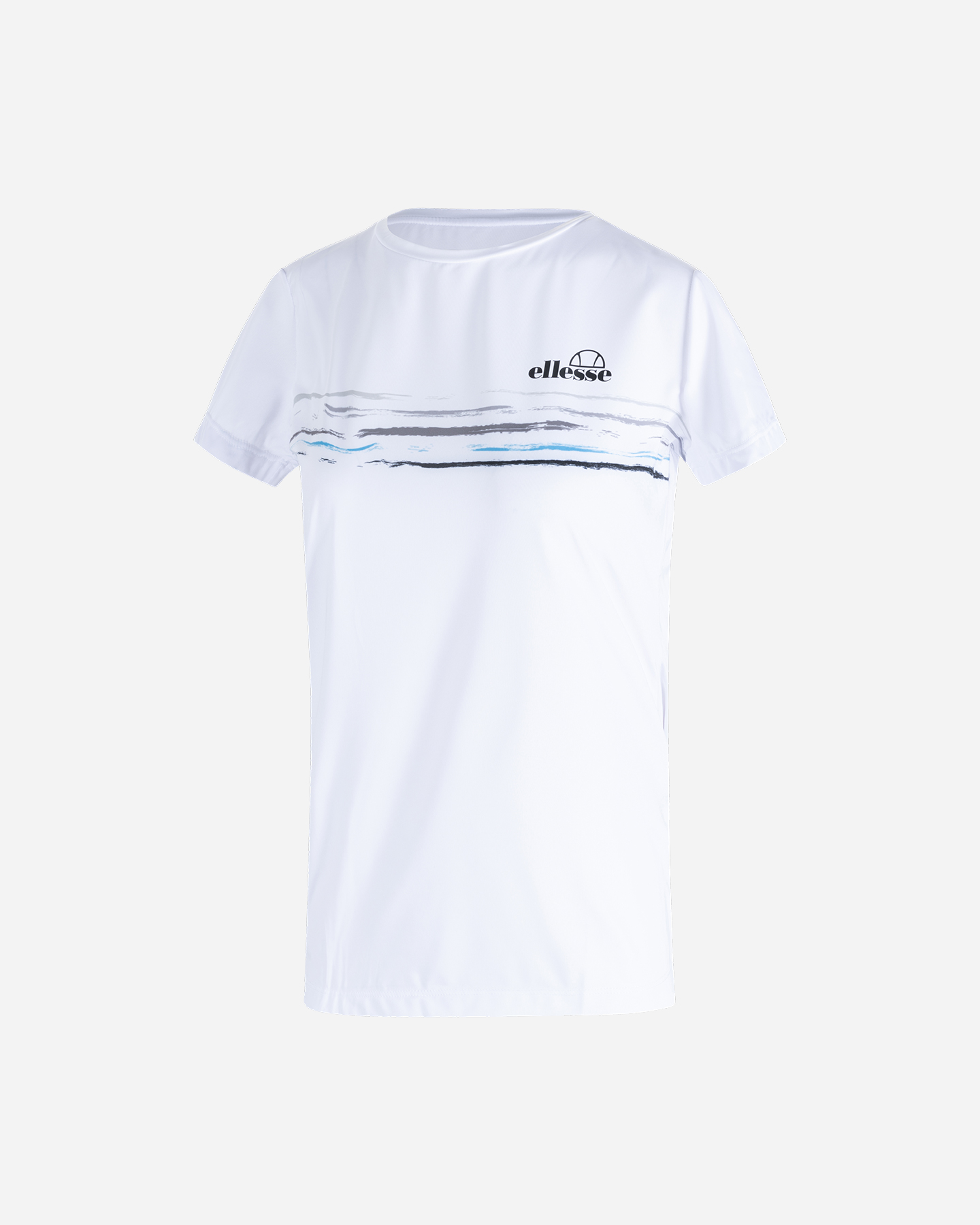 T-shirt tennis ELLESSE FIVE STRIPES W - Bianco - 5 | Cisalfa Sport