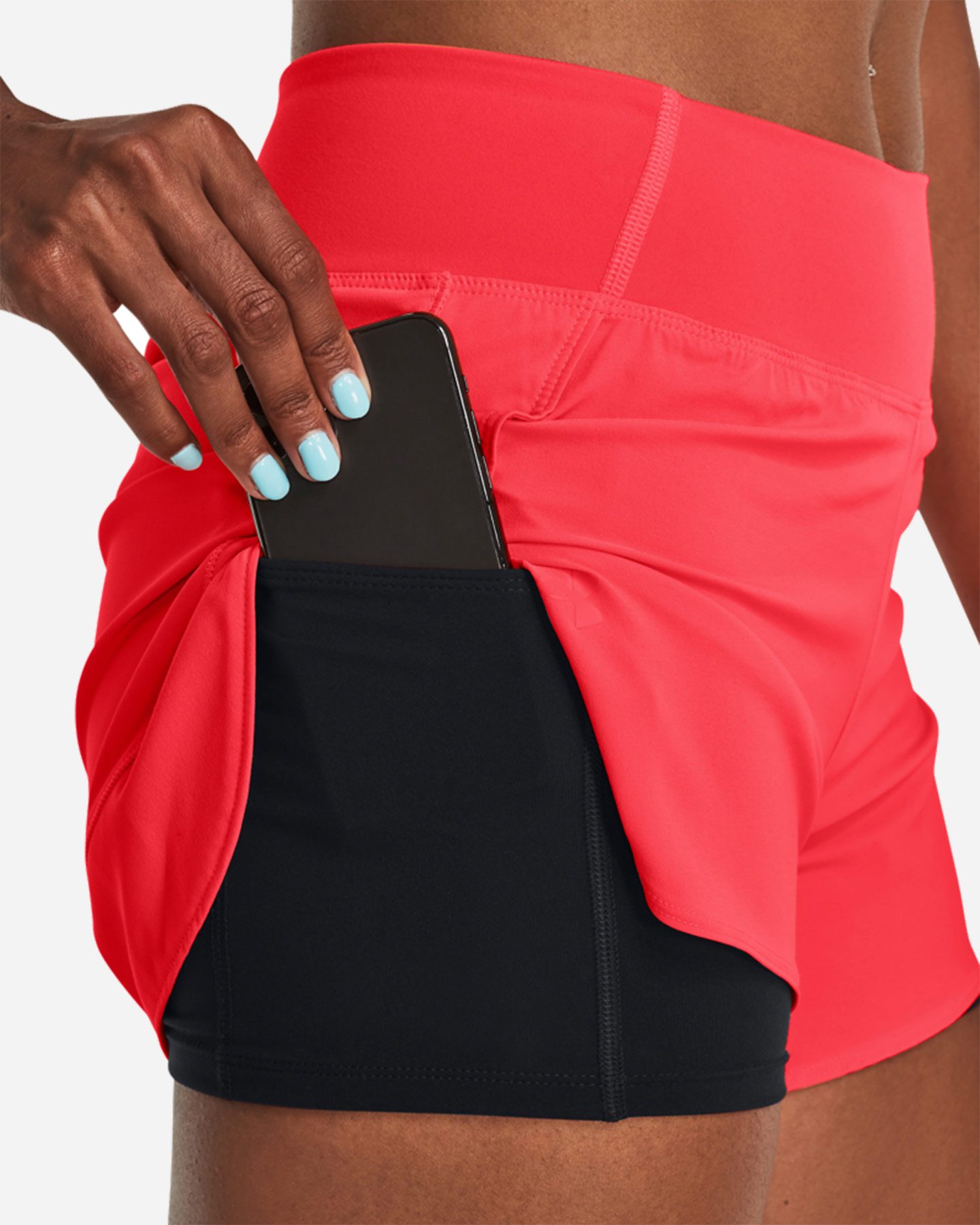 Short training UNDER ARMOUR TRAINING W - Rosso - 5 | Cisalfa Sport