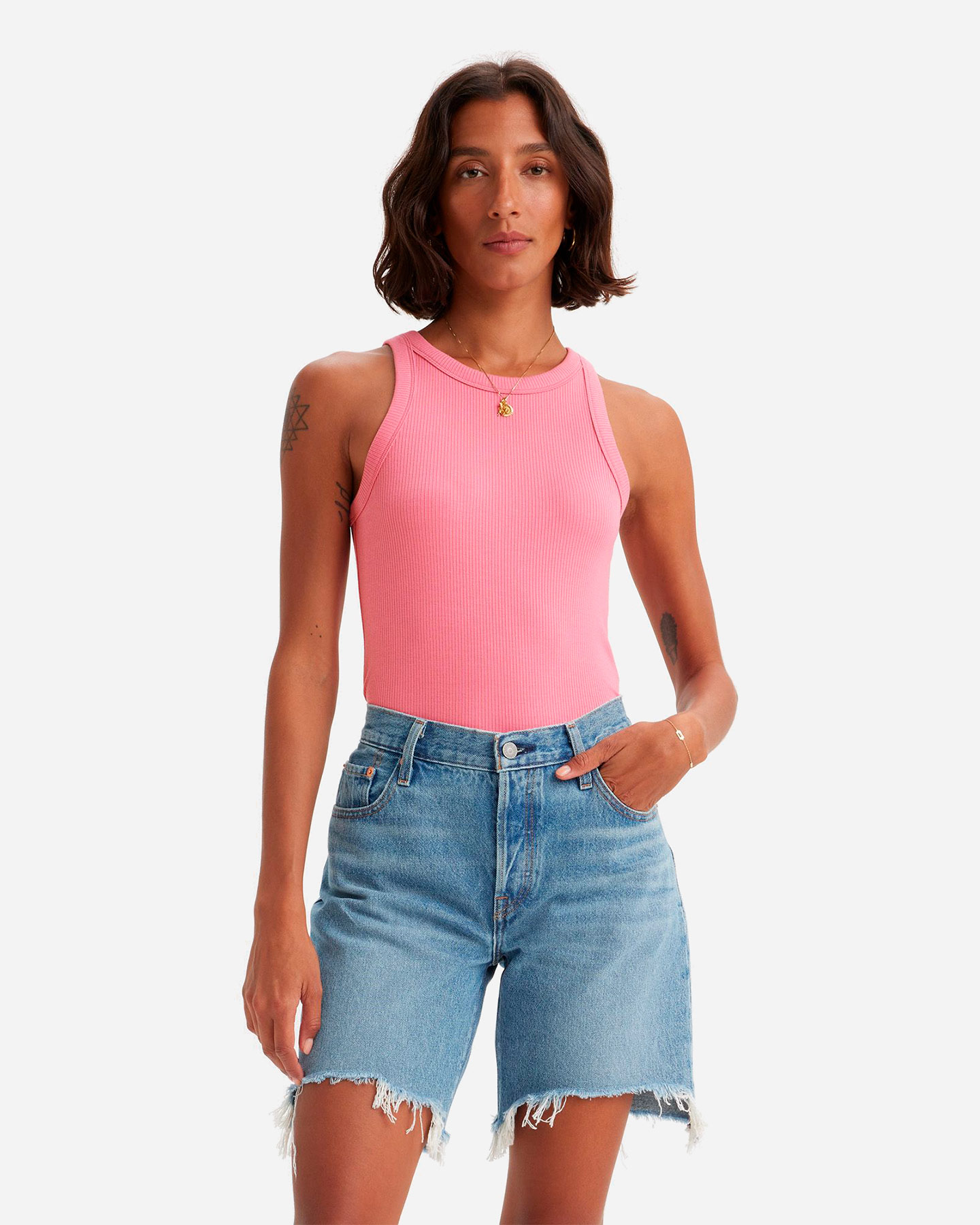 Canotta LEVI'S BASIC W - Rosa - 1 | Cisalfa Sport