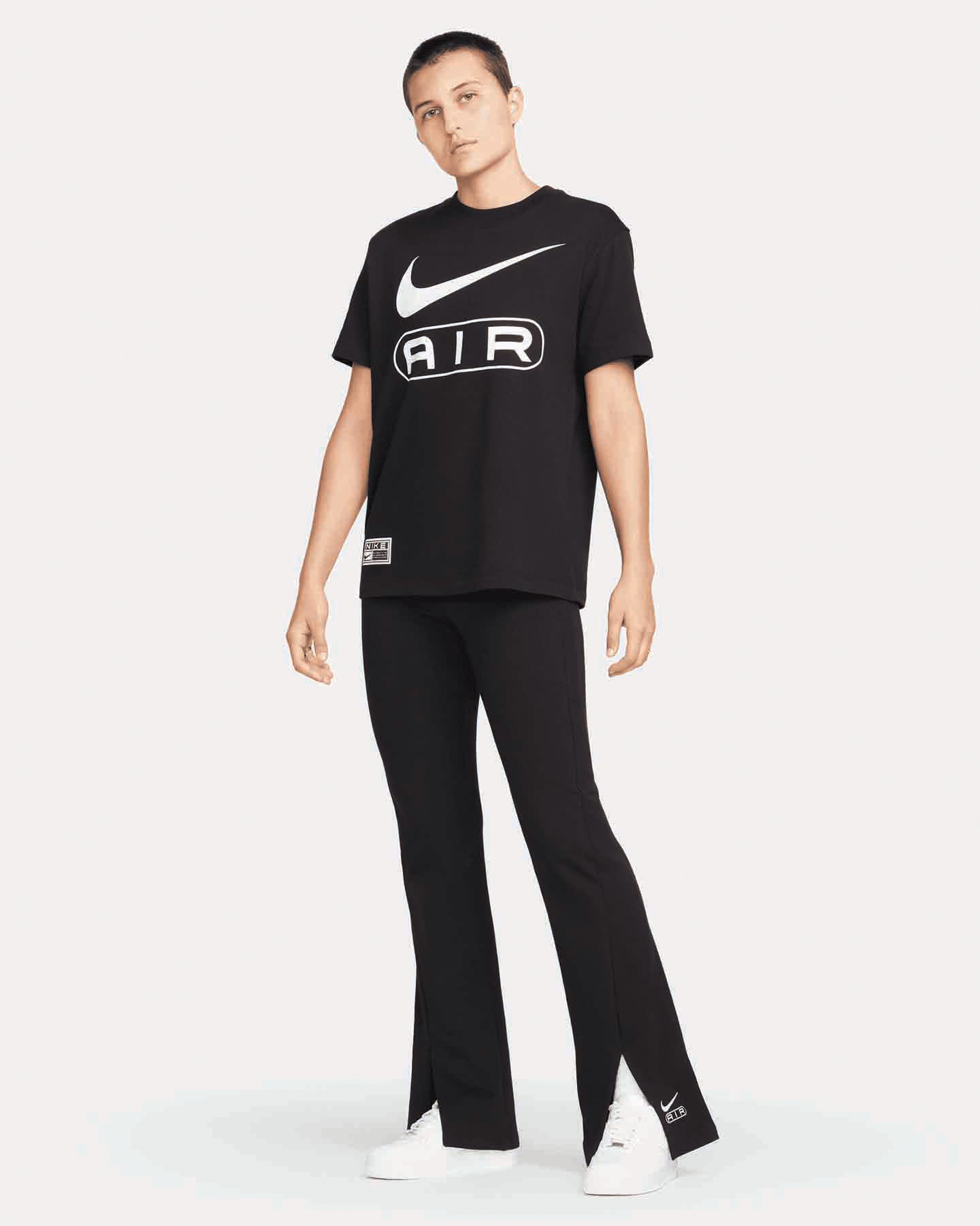 T-shirt NIKE LONG AIR W - Nero - 4 | Cisalfa Sport