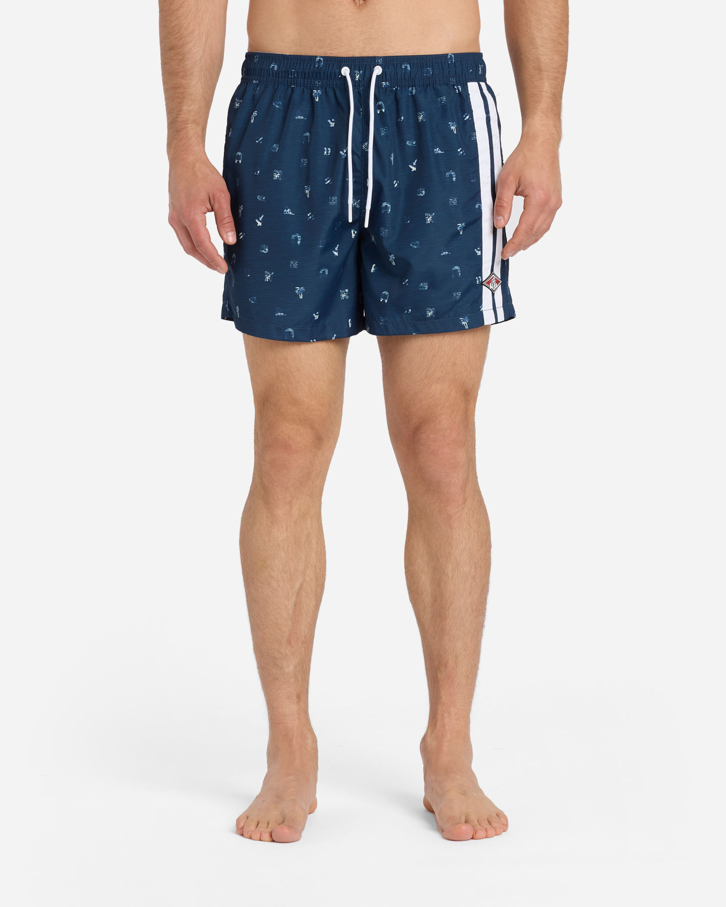 Boxer mare BEAR ICONIC SMALL LOGO M - Blu - 1 | Cisalfa Sport