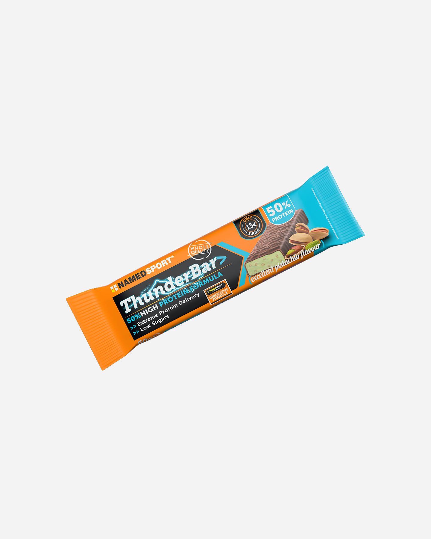 Energetico NAMED SPORT THUNDER BAR PISTACCHIO 50G  - 0 | Cisalfa Sport