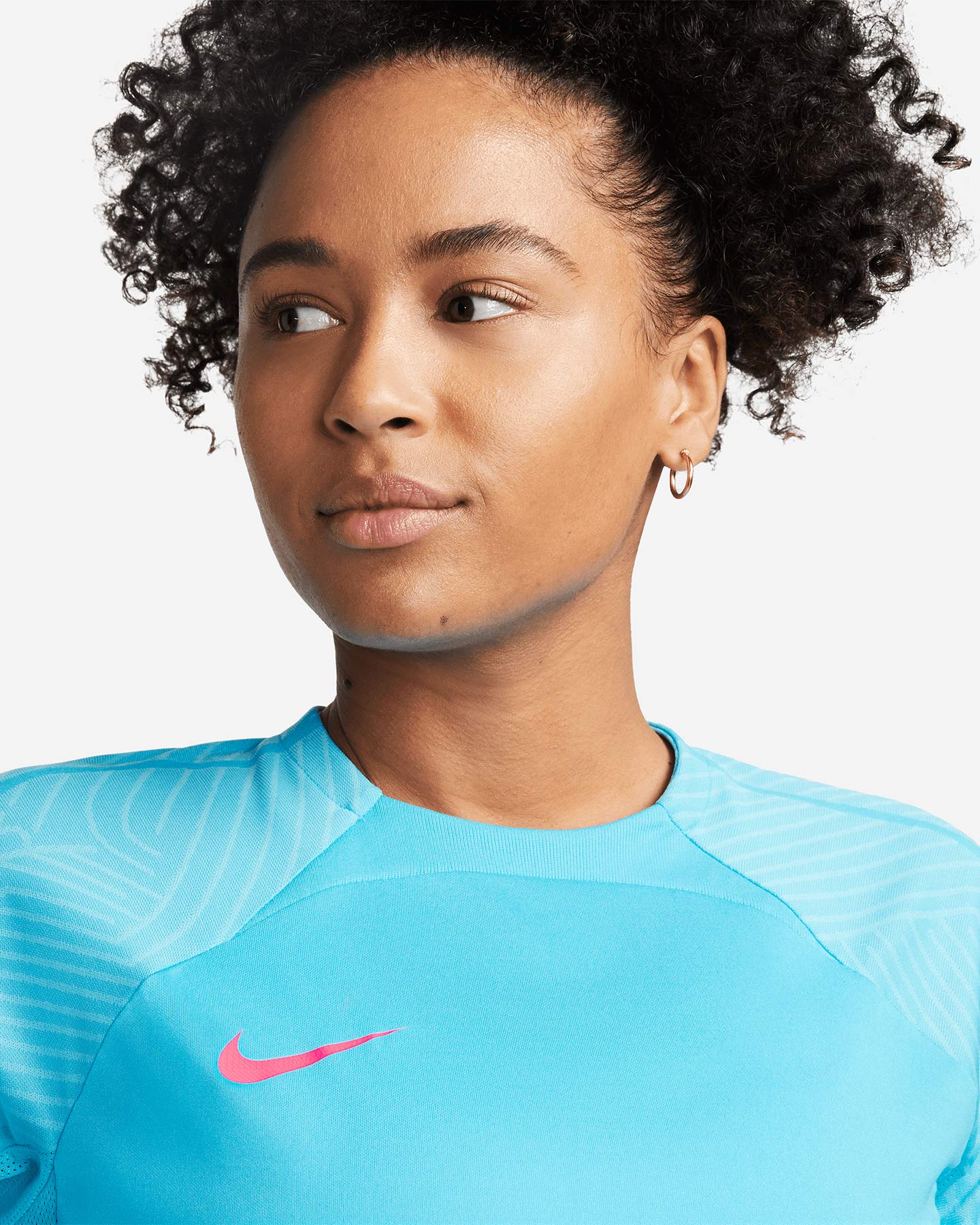 Maglia calcio NIKE DRI FIT STRIKE W - Azzurro - 3 | Cisalfa Sport