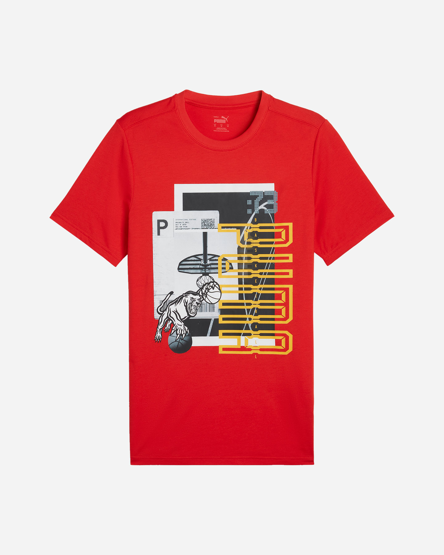 T-shirt PUMA WINNING SHOT 1 BASKET GFX M - Rosso - 0 | Cisalfa Sport