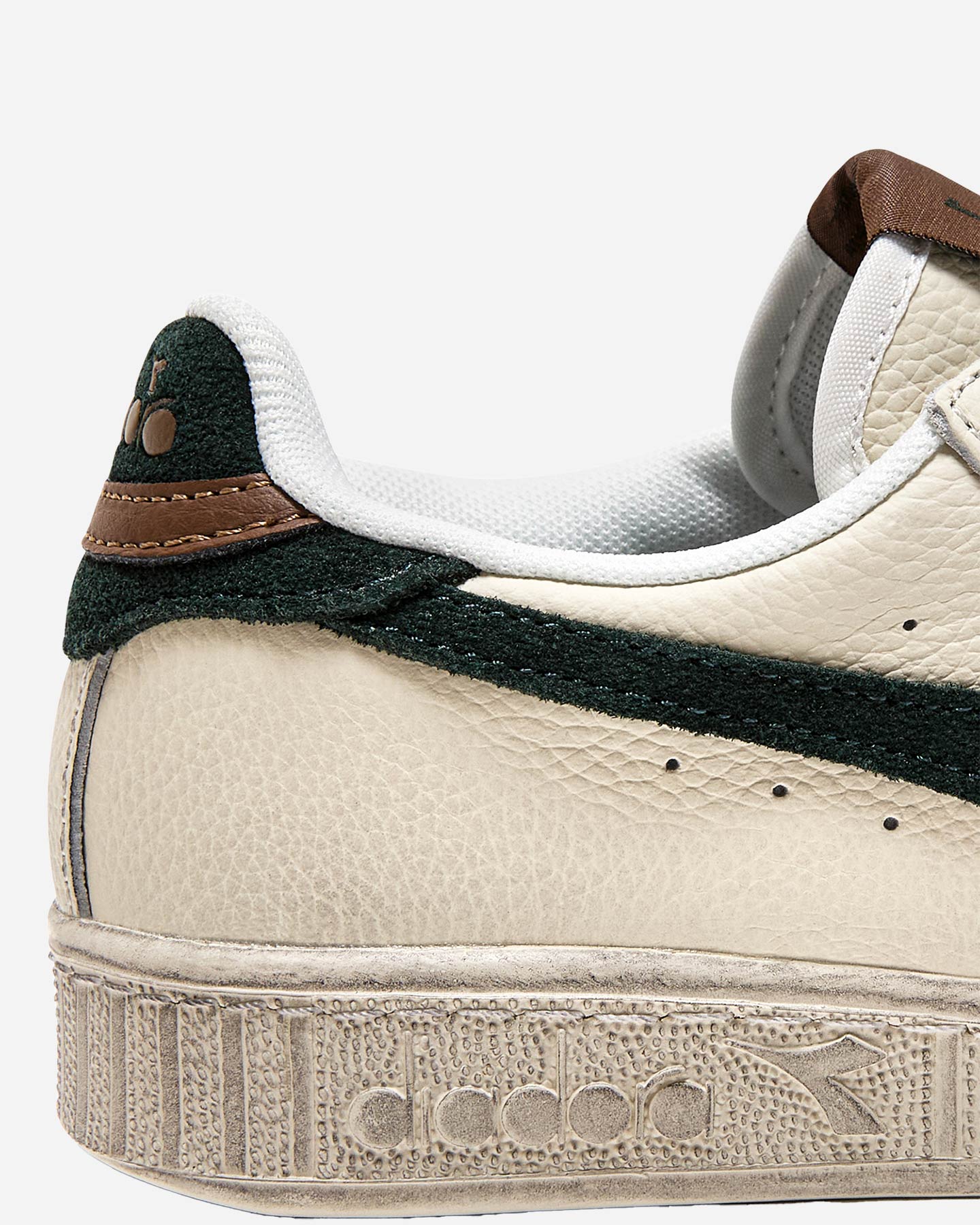 Scarpe sneakers DIADORA GAME L LOW WAXED SUEDE POP M - Bianco - 5 | Cisalfa Sport