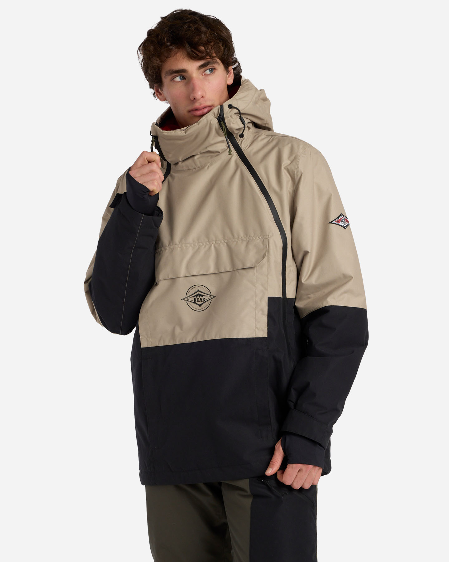 Giacca sci BEAR SNOW ESSENTIAL M - Beige - 1 | Cisalfa Sport