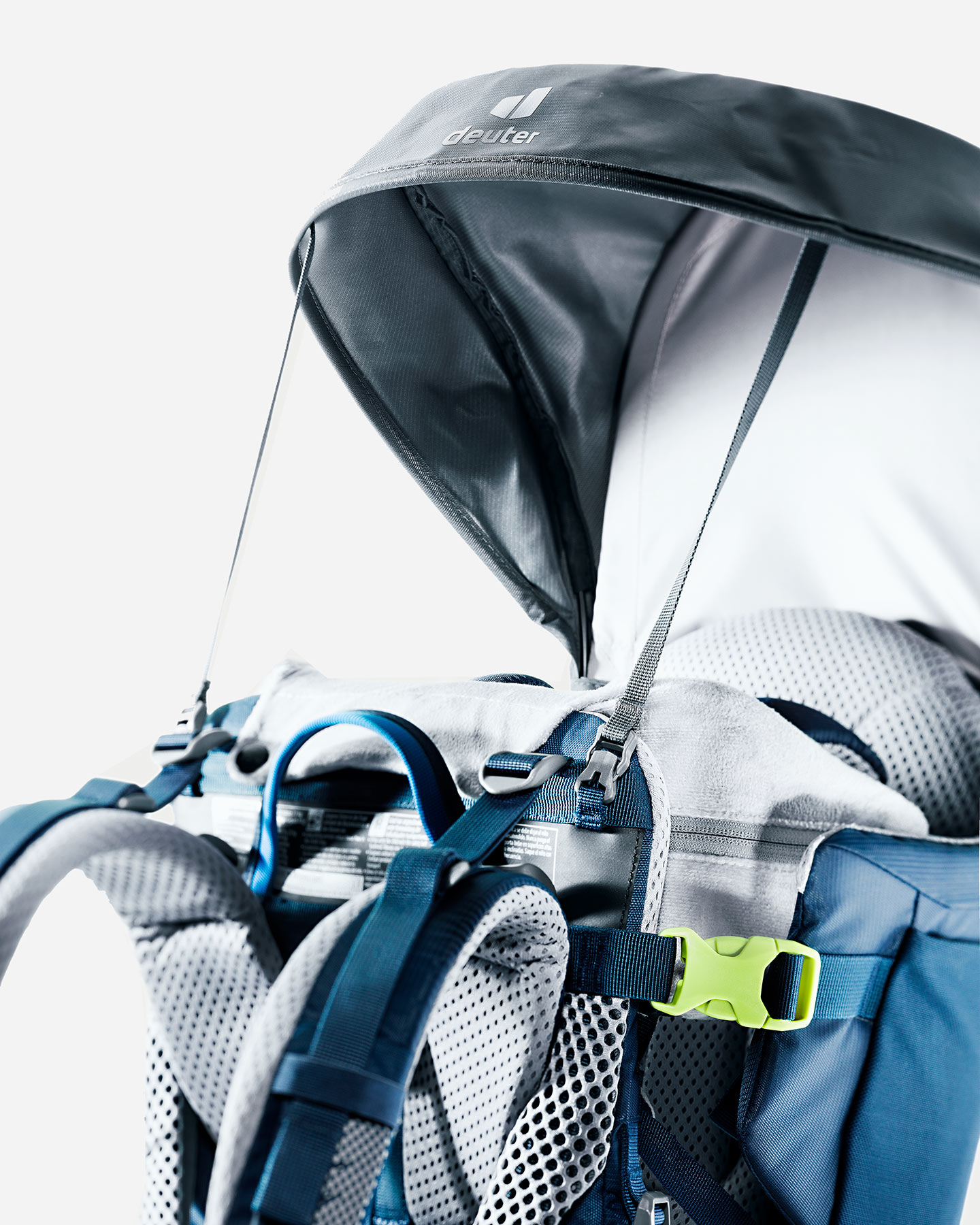 Zaino portabambino DEUTER KID COMFORT ACTIVE+TETTUCCIO RC DELUX - Blu - 4 | Cisalfa Sport