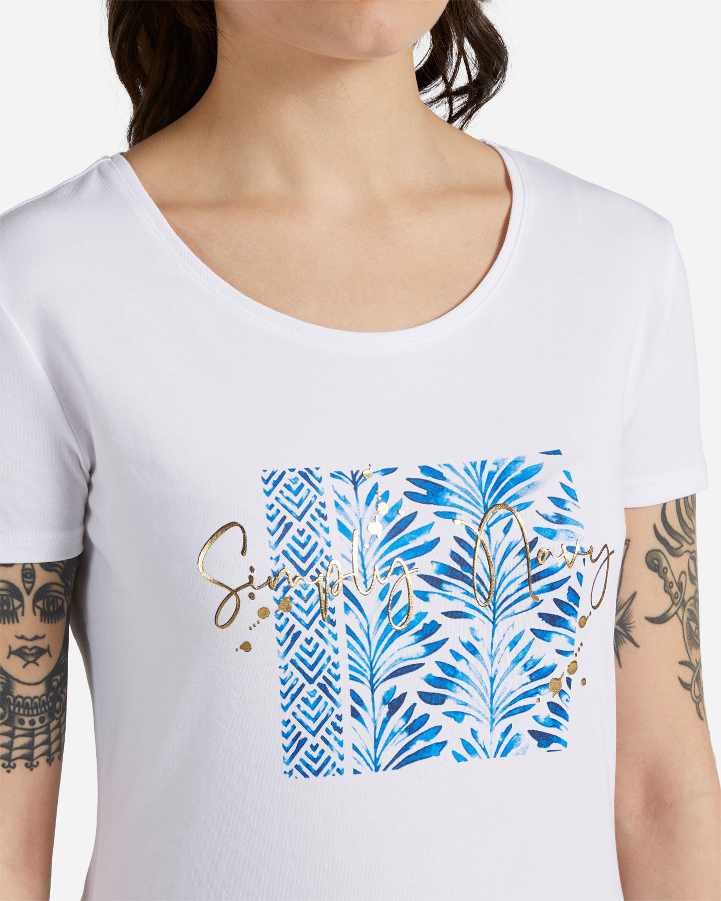 T-shirt DACK'S ESSENTIAL W - Bianco - 4 | Cisalfa Sport