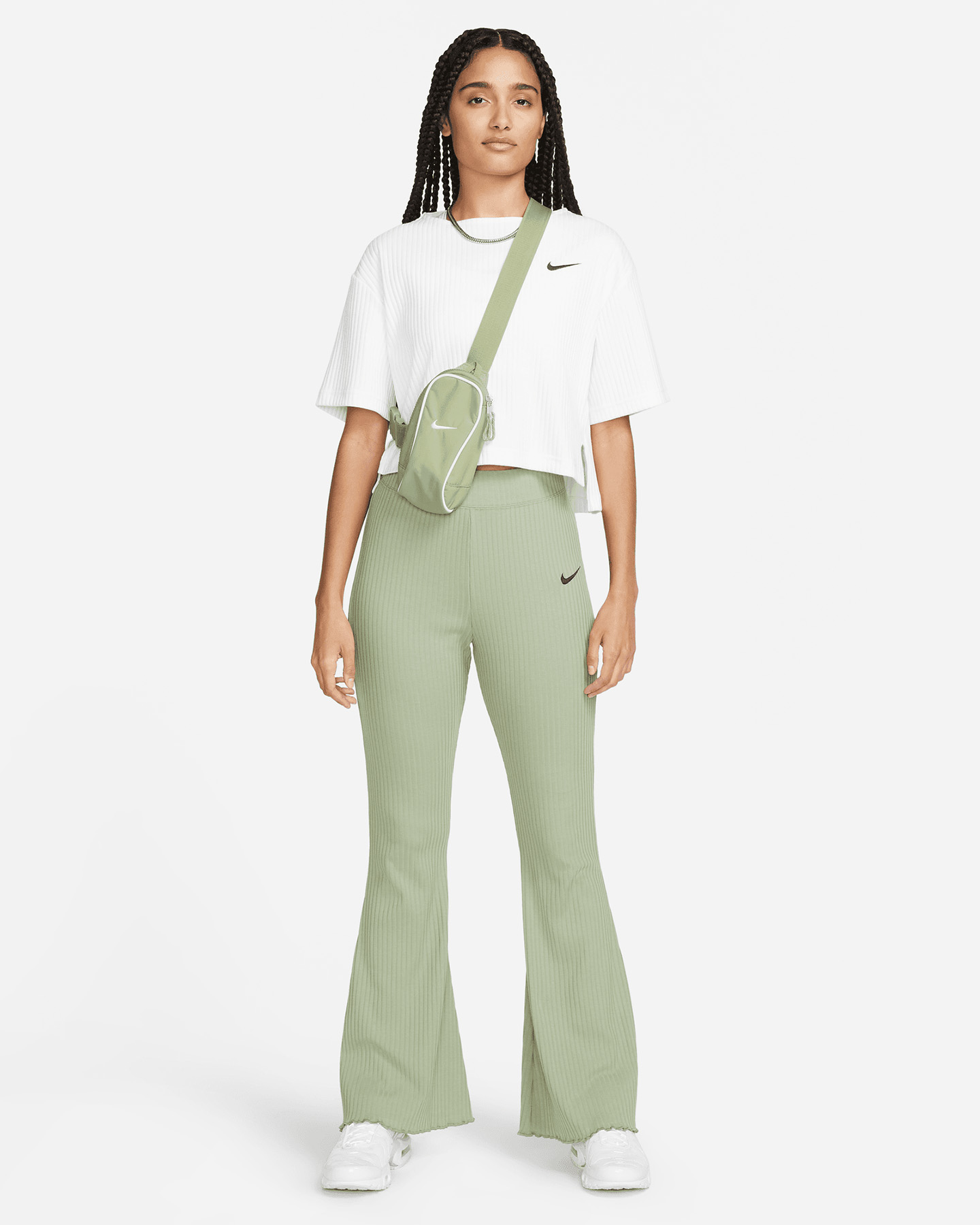Pantalone NIKE SPORTWEAR W - Verde - 5 | Cisalfa Sport