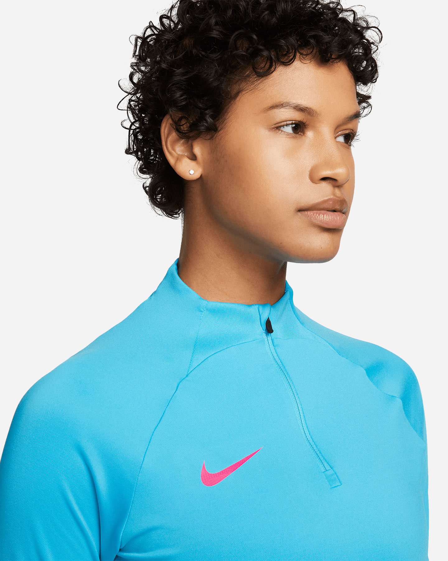 Maglia calcio NIKE DRI FIT STRIKE DRIL LS W - Azzurro - 4 | Cisalfa Sport