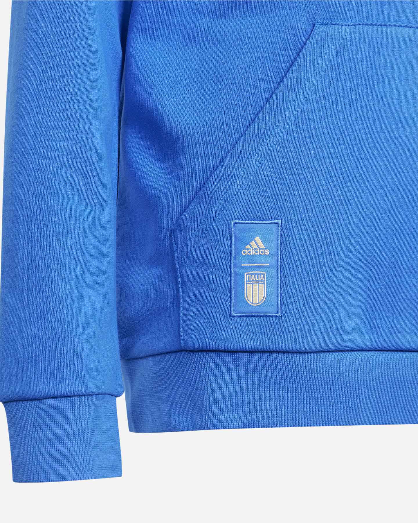 Abbigliamento calcio ufficiale ADIDAS ITALIA FIGC JR - Blu - 3 | Cisalfa Sport