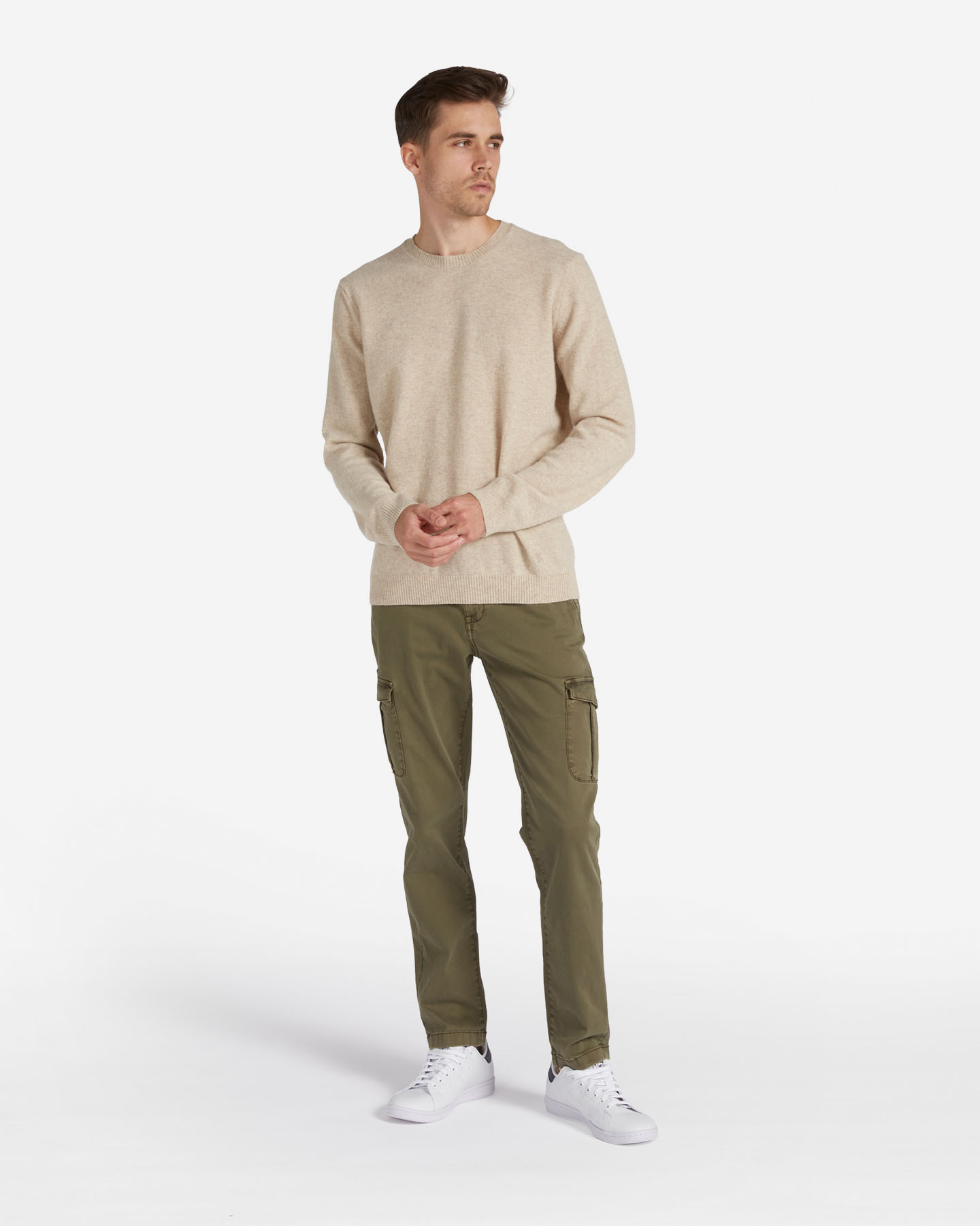 Maglione BEST COMPANY LAMBSWOOL PULL MADE IN ITALY M - Beige - 1 | Cisalfa Sport
