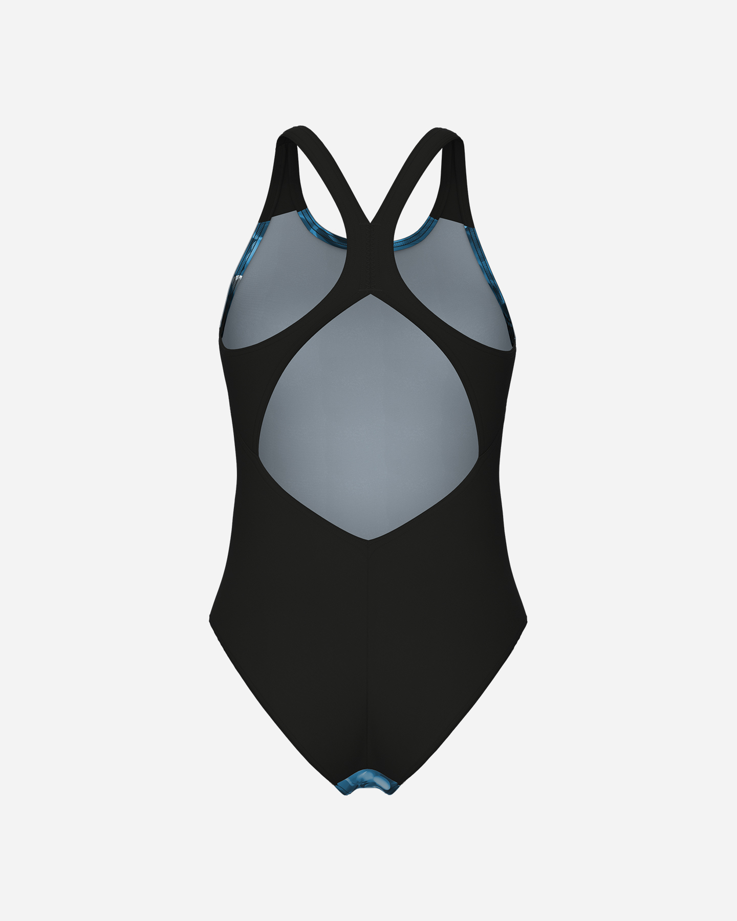 Costume piscina ARENA BLUE FLOWERS W - Nero - 1 | Cisalfa Sport
